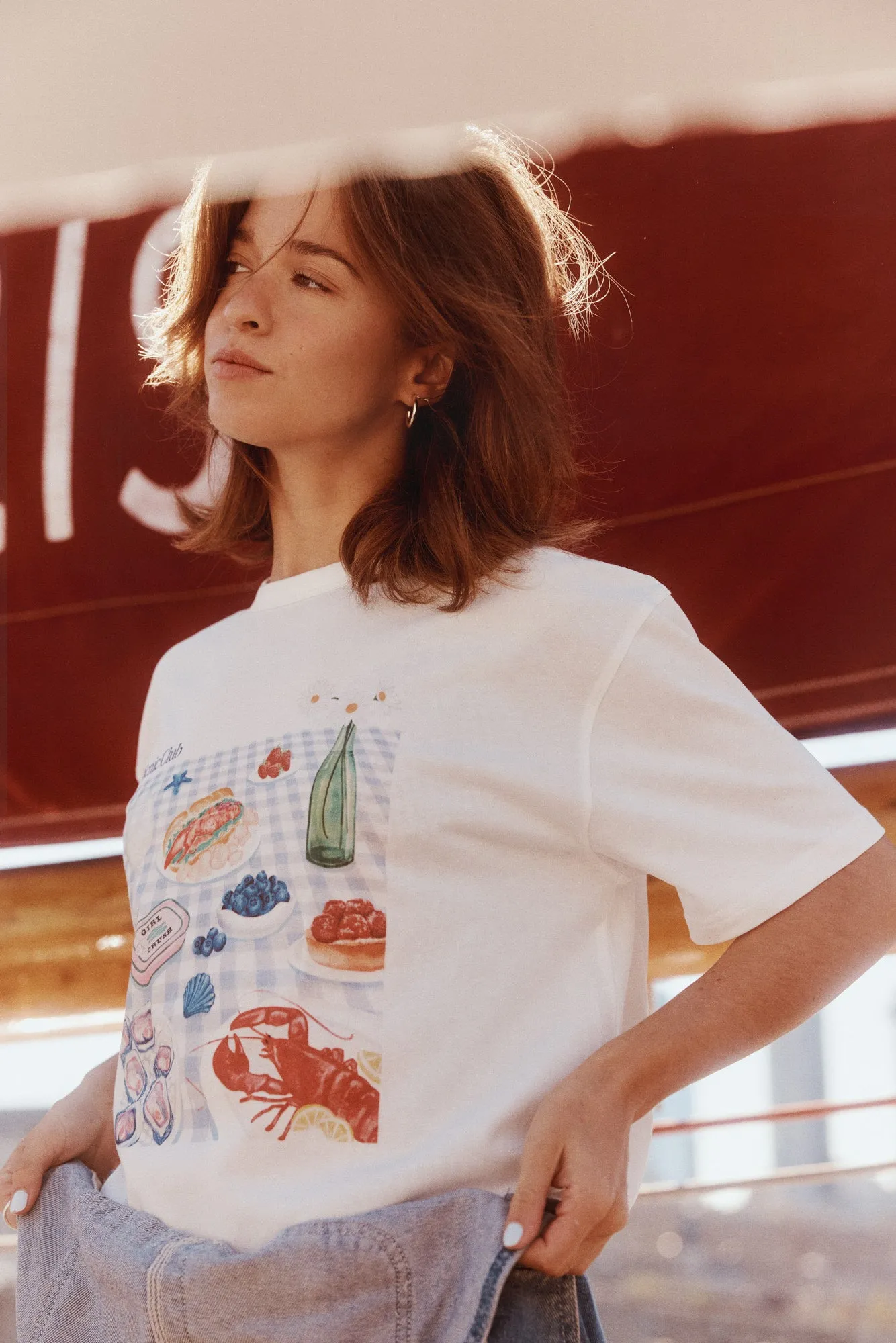 Vintage Tee - Picnic Club sold by Girl Crush Gang product image thumbnail 2