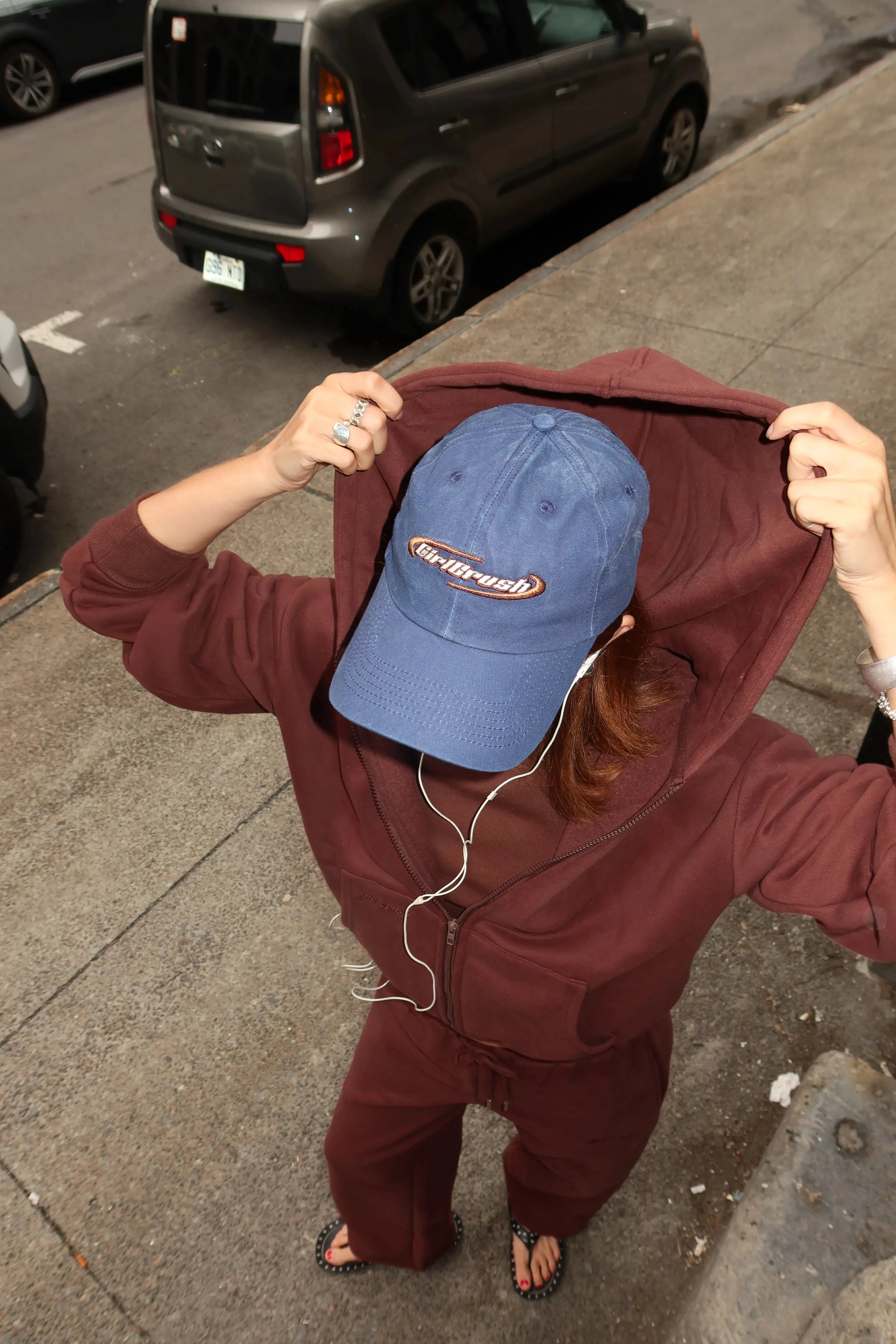 Acid-Washed Cap sold by Girl Crush Gang product image thumbnail 2