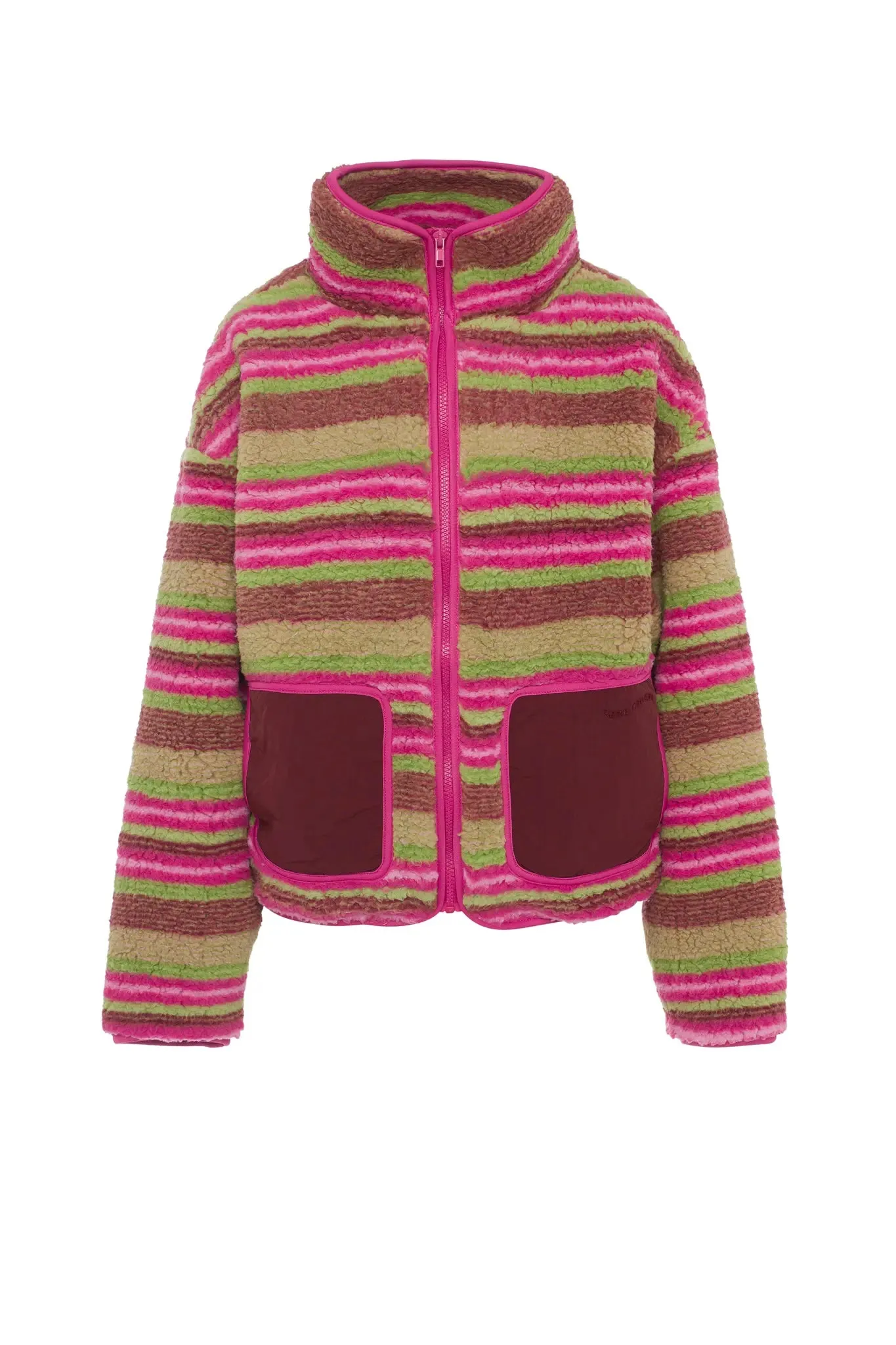 Matcha Strawberry Fleece Jacket sold by Girl Crush Gang product image thumbnail 2