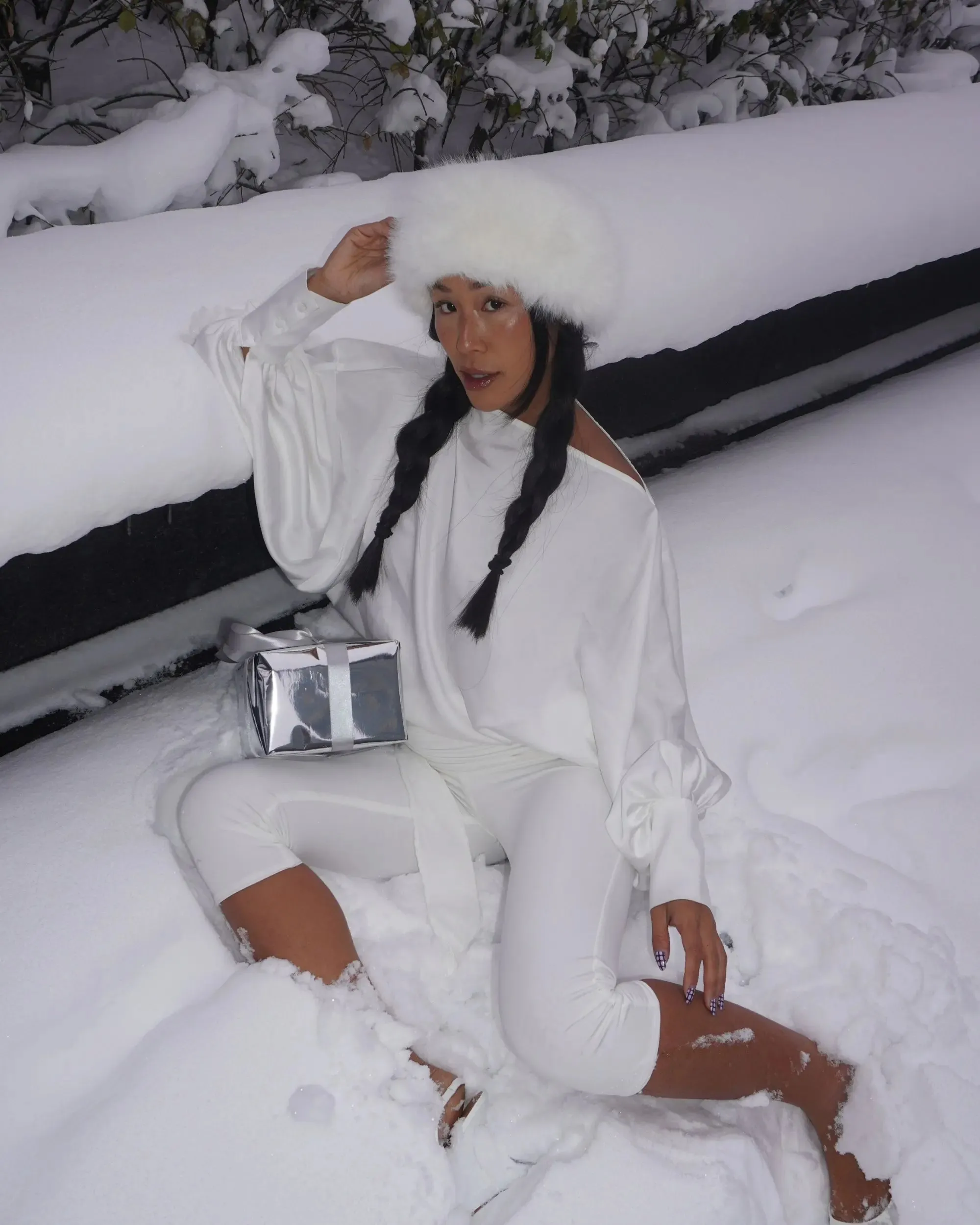 Satin Halo Top sold by Girl Crush Gang