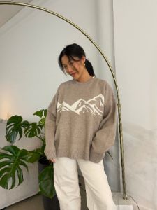 Cabin in the Mountains Sweater sold by Girl Crush Gang