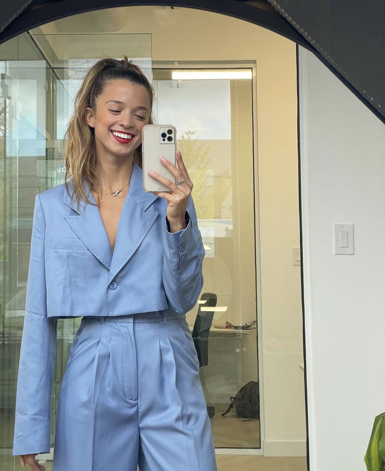 Recycled Cropped Blazer sold by Girl Crush Gang product image thumbnail 4