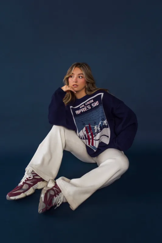 Après-ski sweater Retro-Skis sold by Girl Crush Gang