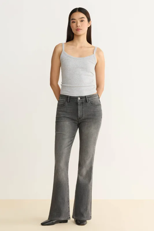 NAO STRETCH - HIGH RISE BOOTCUT JEANS | NEW MOON sold by Warp + Weft