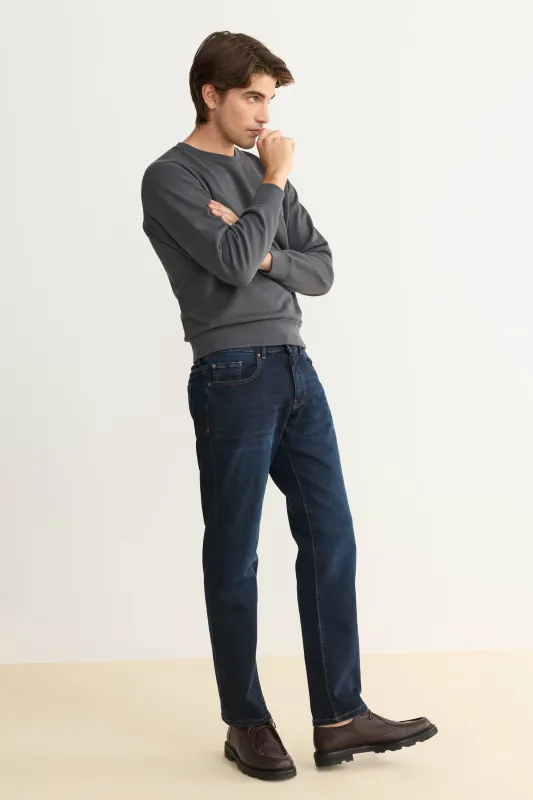 ORD - STRAIGHT JEANS | DARK made by Warp + Weft