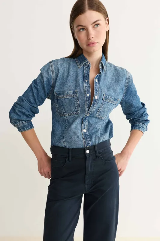 PMI - WESTERN DENIM SHIRT | DAY DREAMER made by Warp + Weft