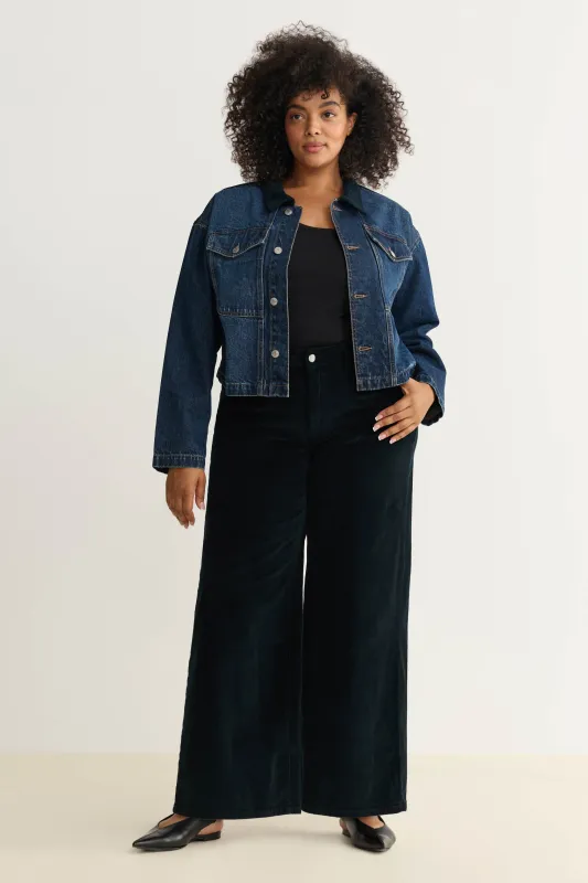 NCE PLUS - WIDE LEG JEANS | KNIGHT made by Warp + Weft