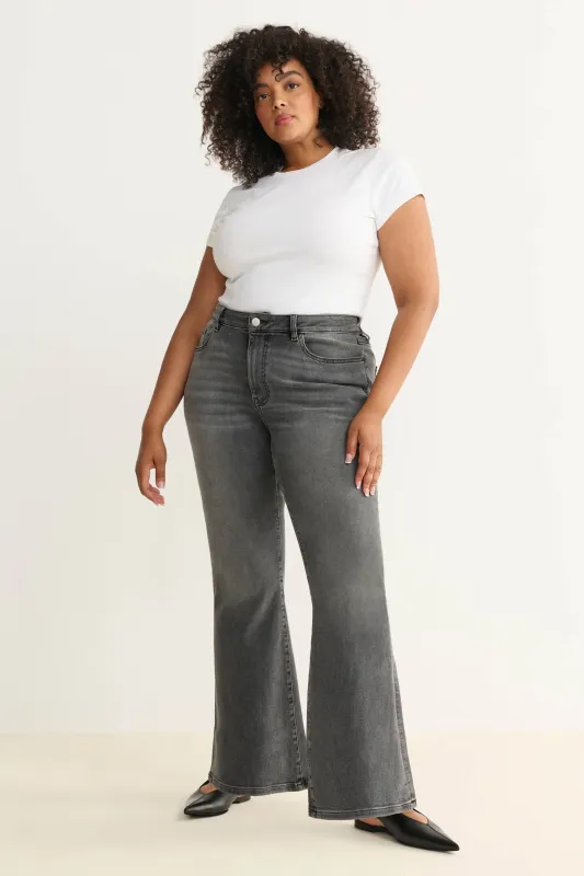 NAO STRETCH PLUS - HIGH RISE BOOTCUT JEANS | NEW MOON sold by Warp + Weft