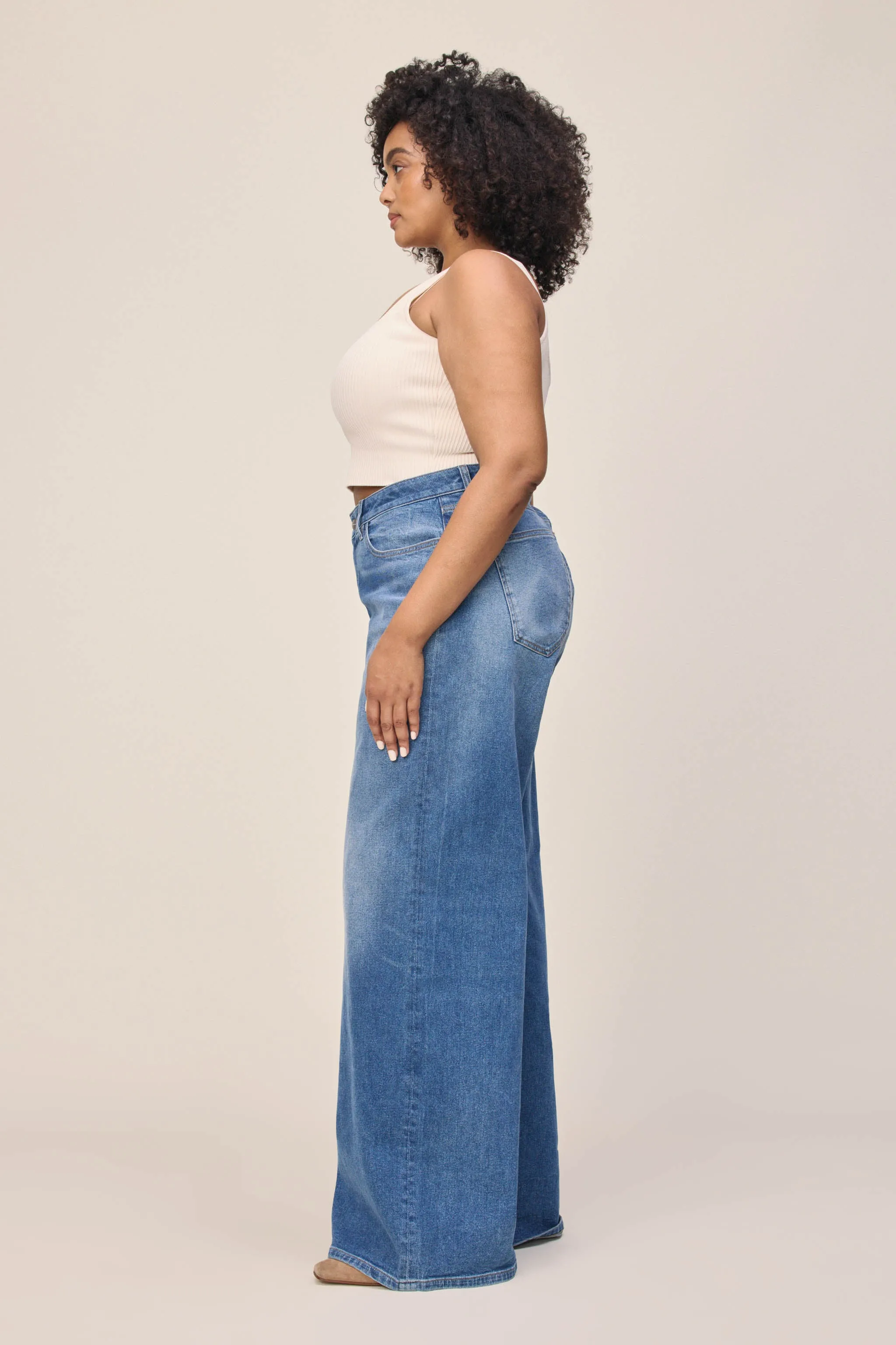 NCE PLUS - WIDE LEG JEANS | WESTSIDE sold by Warp + Weft product image thumbnail 2