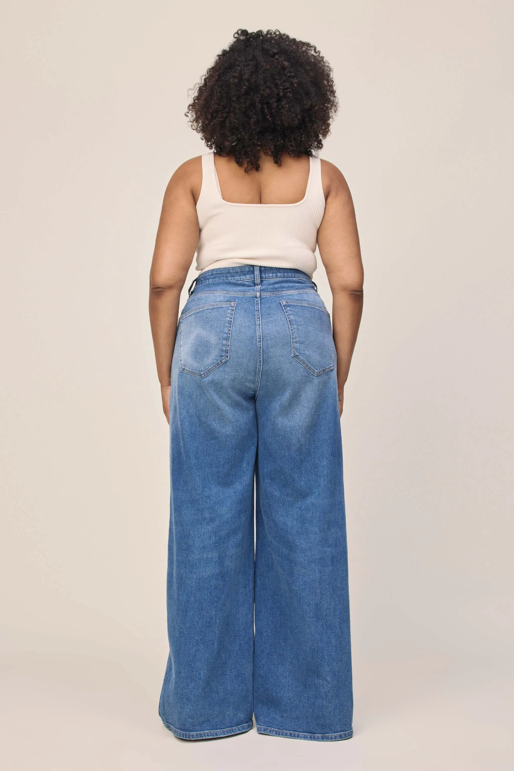 NCE PLUS - WIDE LEG JEANS | WESTSIDE sold by Warp + Weft product image thumbnail 3