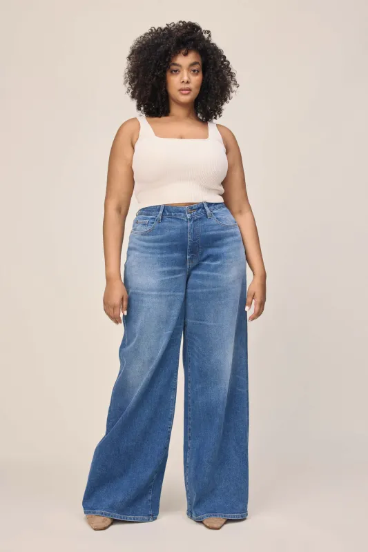 NCE PLUS - WIDE LEG JEANS | WESTSIDE sold by Warp + Weft