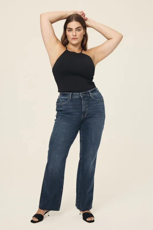 RFD PLUS - STRAIGHT JEANS | DEEP WATERS sold by Warp + Weft