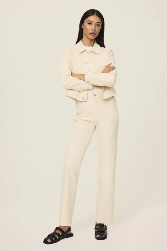 ASE - STRAIGHT JEANS | ECRU made by Warp + Weft