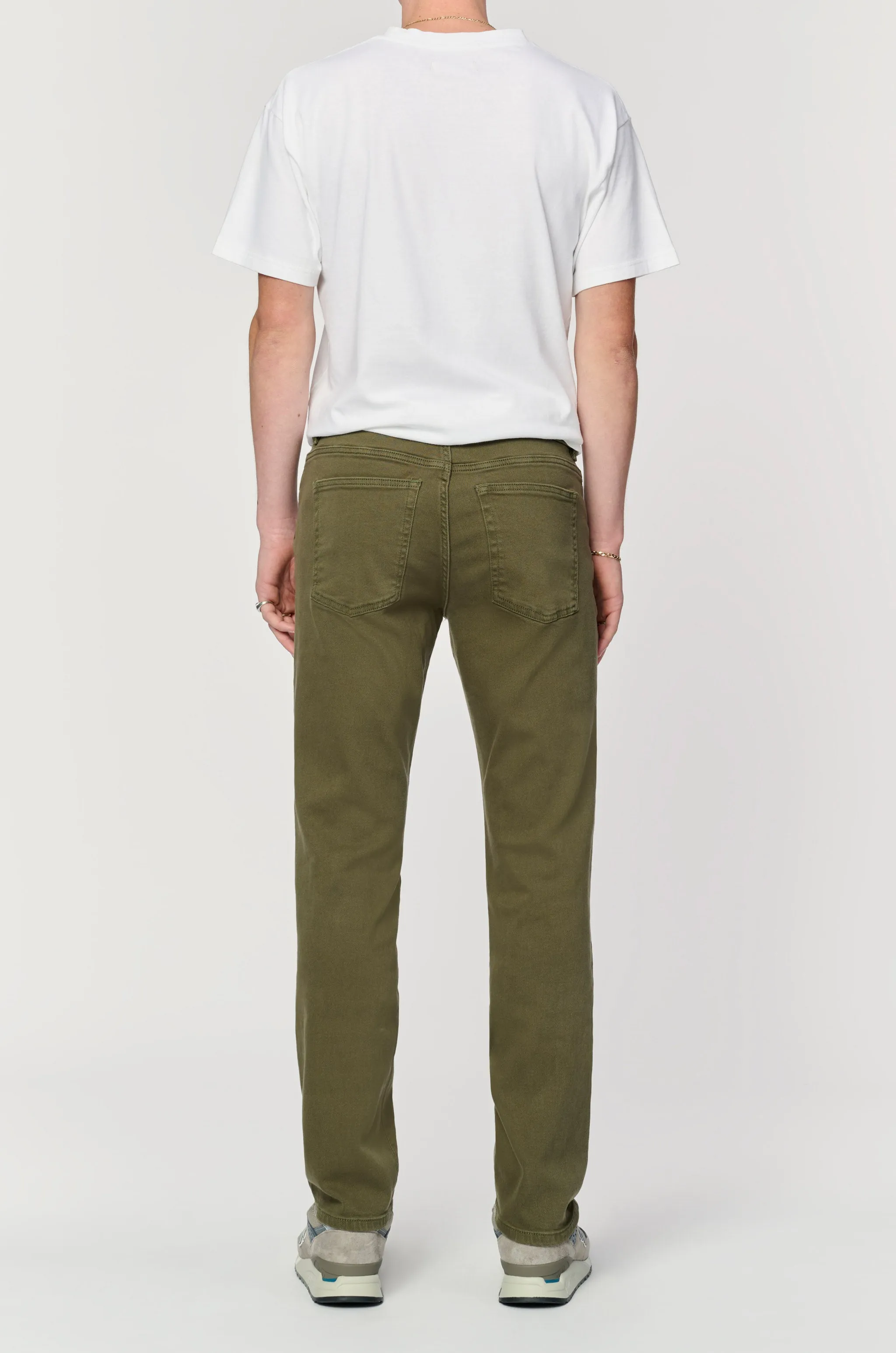 ORD - STRAIGHT JEANS | MOSS GREEN sold by Warp + Weft product image thumbnail 3