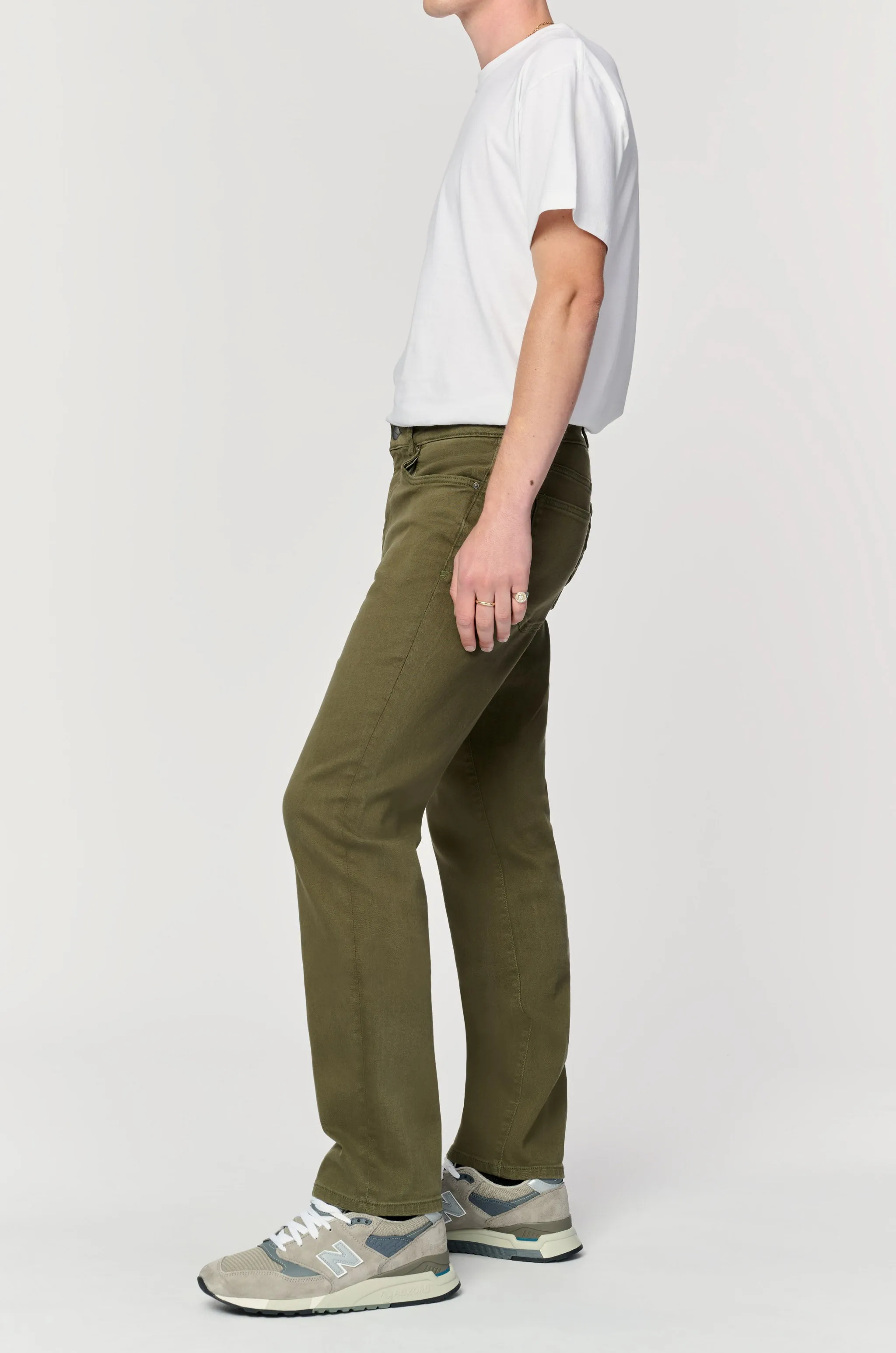 ORD - STRAIGHT JEANS | MOSS GREEN sold by Warp + Weft product image thumbnail 2
