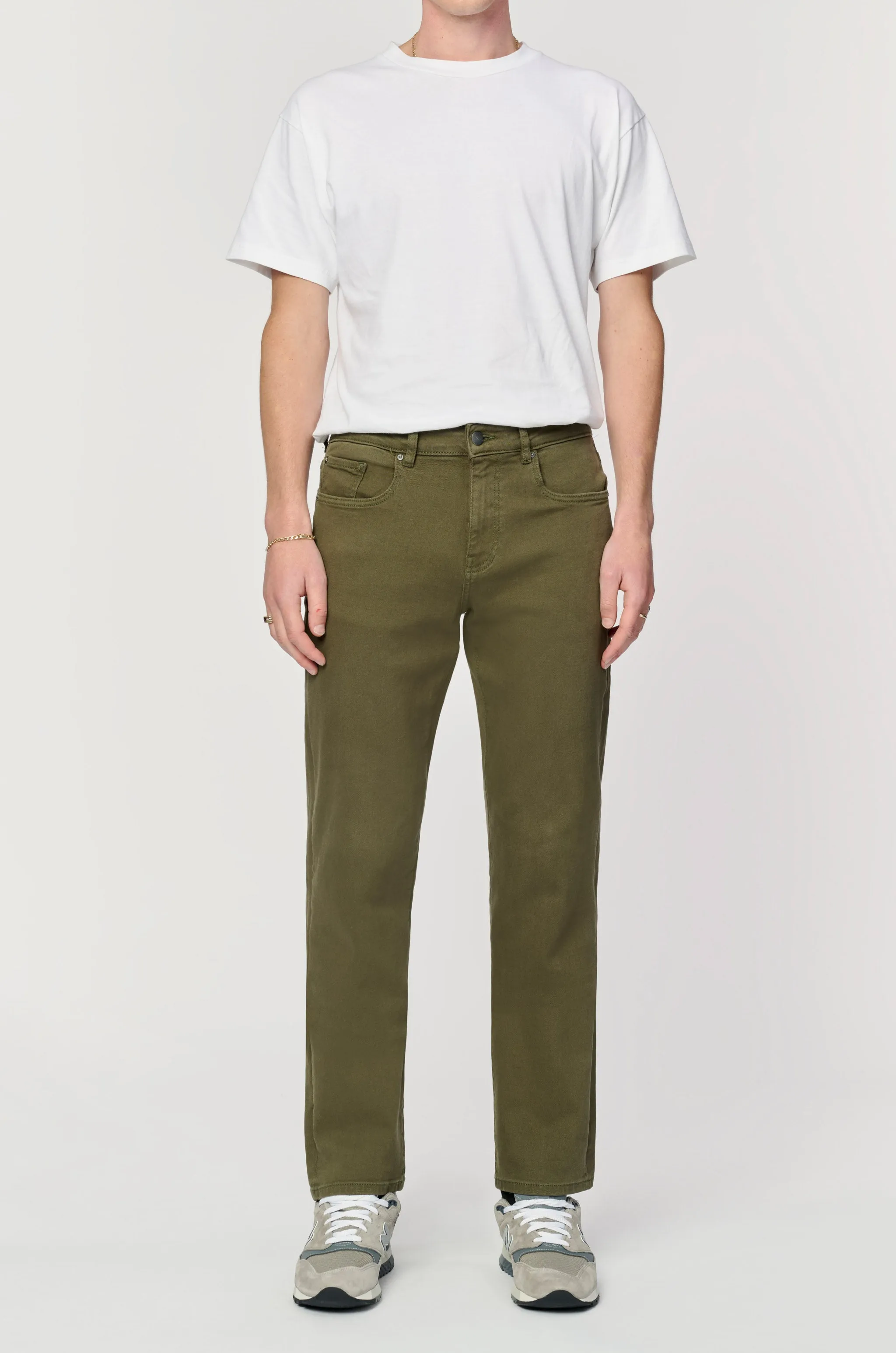 ORD - STRAIGHT JEANS | MOSS GREEN sold by Warp + Weft