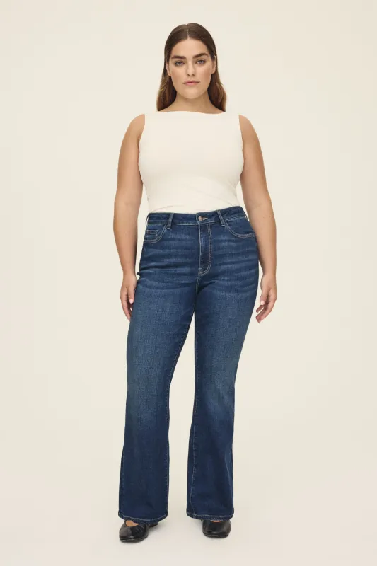 NAO STRETCH PLUS - HIGH RISE BOOTCUT JEANS | VROOM sold by Warp + Weft