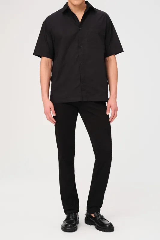 AMS - SLIM PANTS | BLACK sold by Warp + Weft