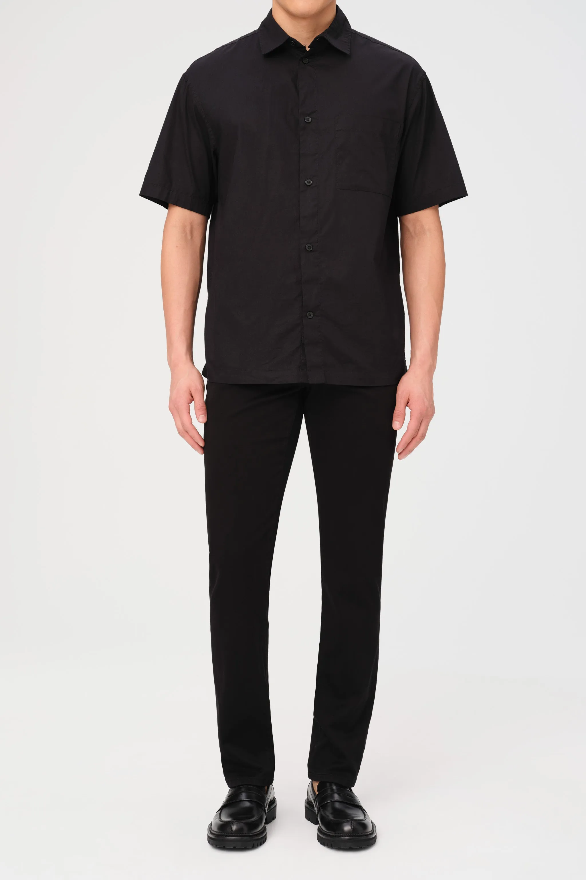 AMS - SLIM PANTS | BLACK sold by Warp + Weft product image thumbnail 2