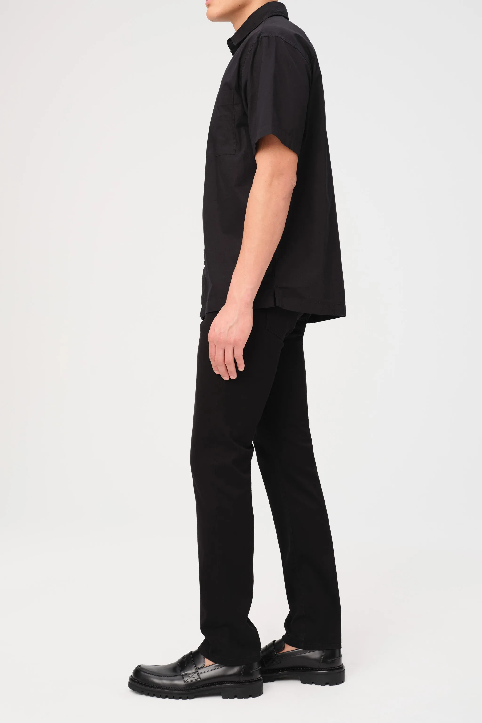 AMS - SLIM PANTS | BLACK sold by Warp + Weft product image thumbnail 3