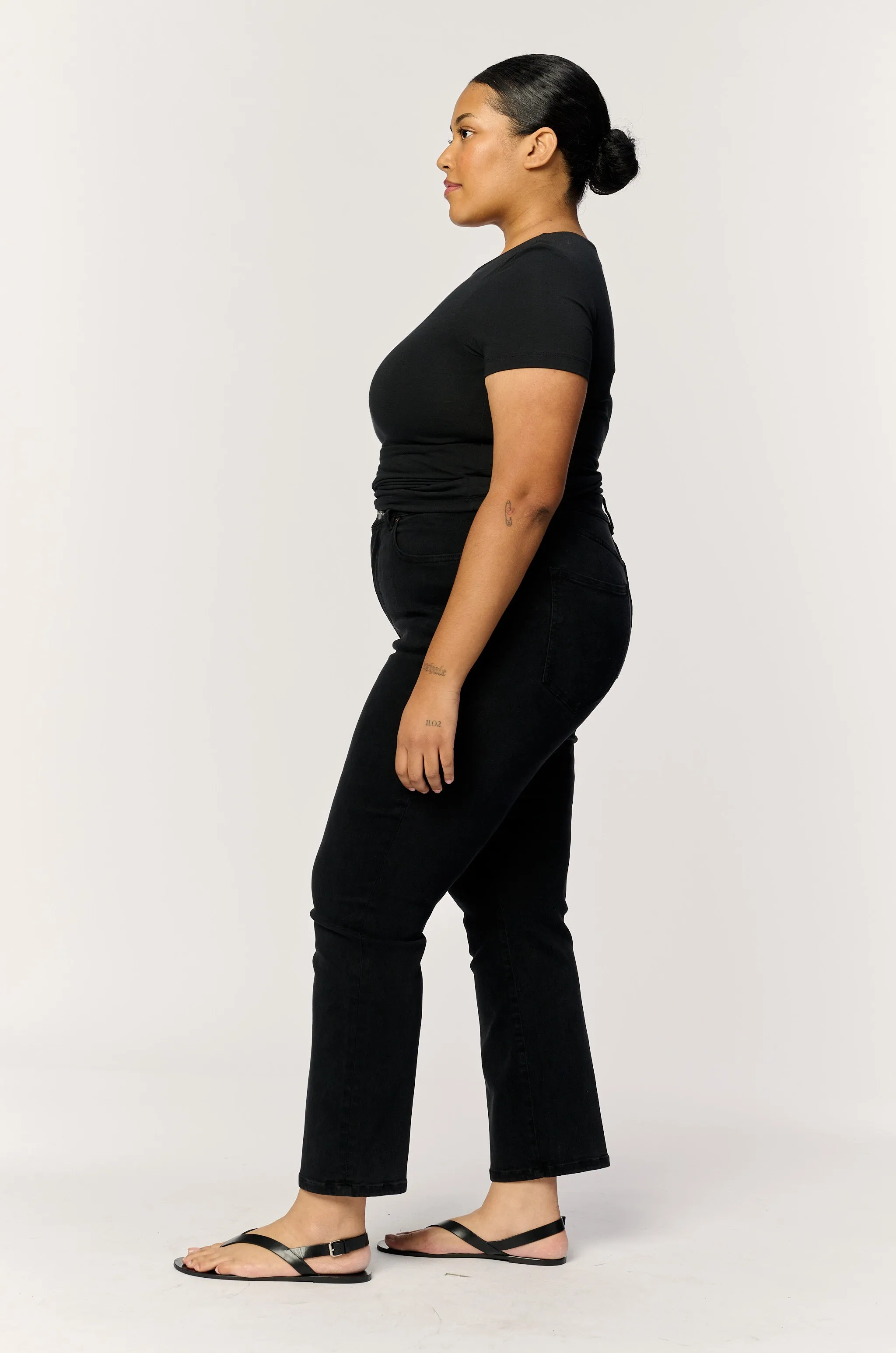 ASE PLUS STRETCH - STRAIGHT | JET BLACK sold by Warp + Weft product image thumbnail 2