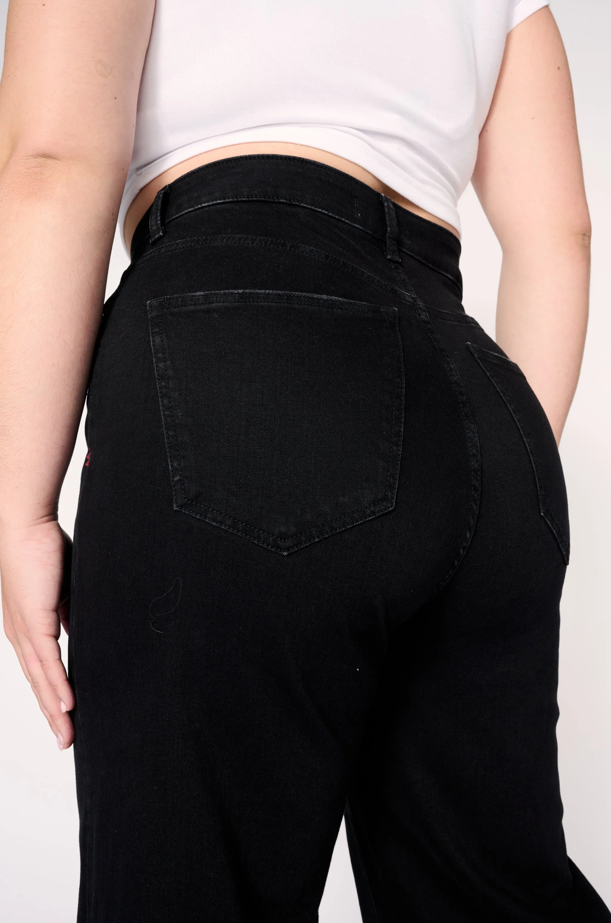 NCE PLUS - WIDE LEG JEANS | INKWELL sold by Warp + Weft product image thumbnail 5