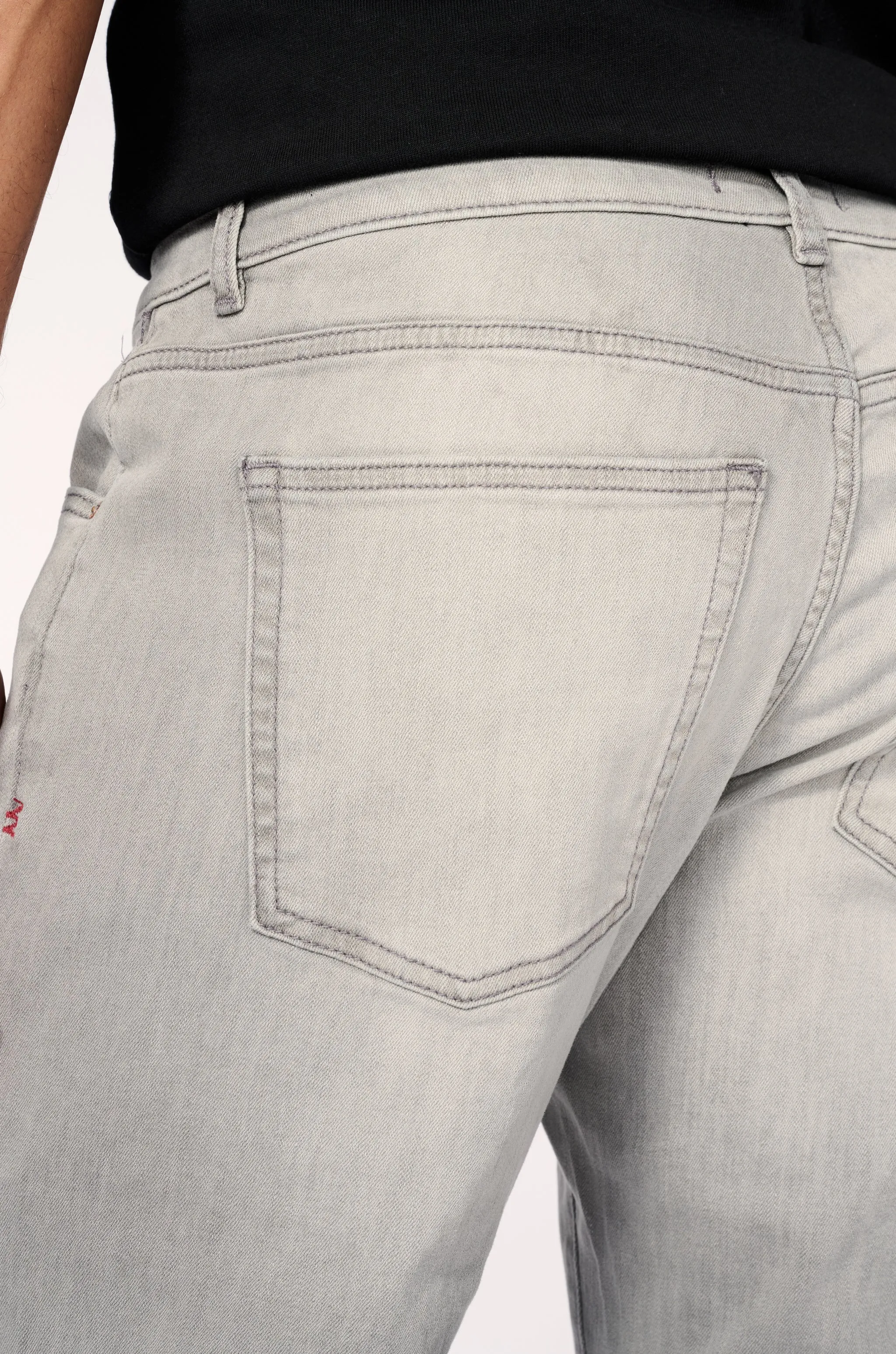 ORD - STRAIGHT JEANS | SMOKE sold by Warp + Weft product image thumbnail 5