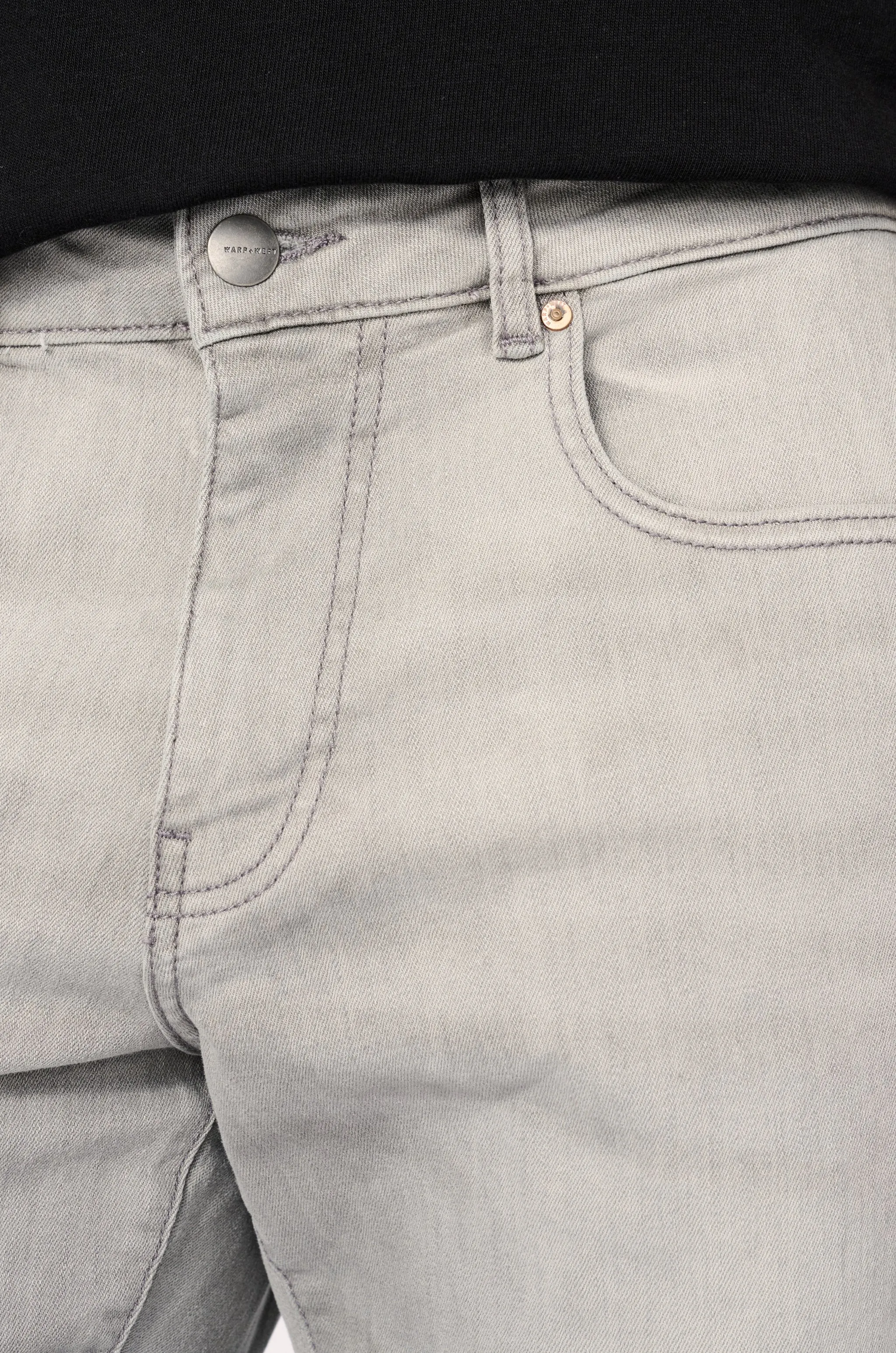 ORD - STRAIGHT JEANS | SMOKE sold by Warp + Weft product image thumbnail 4