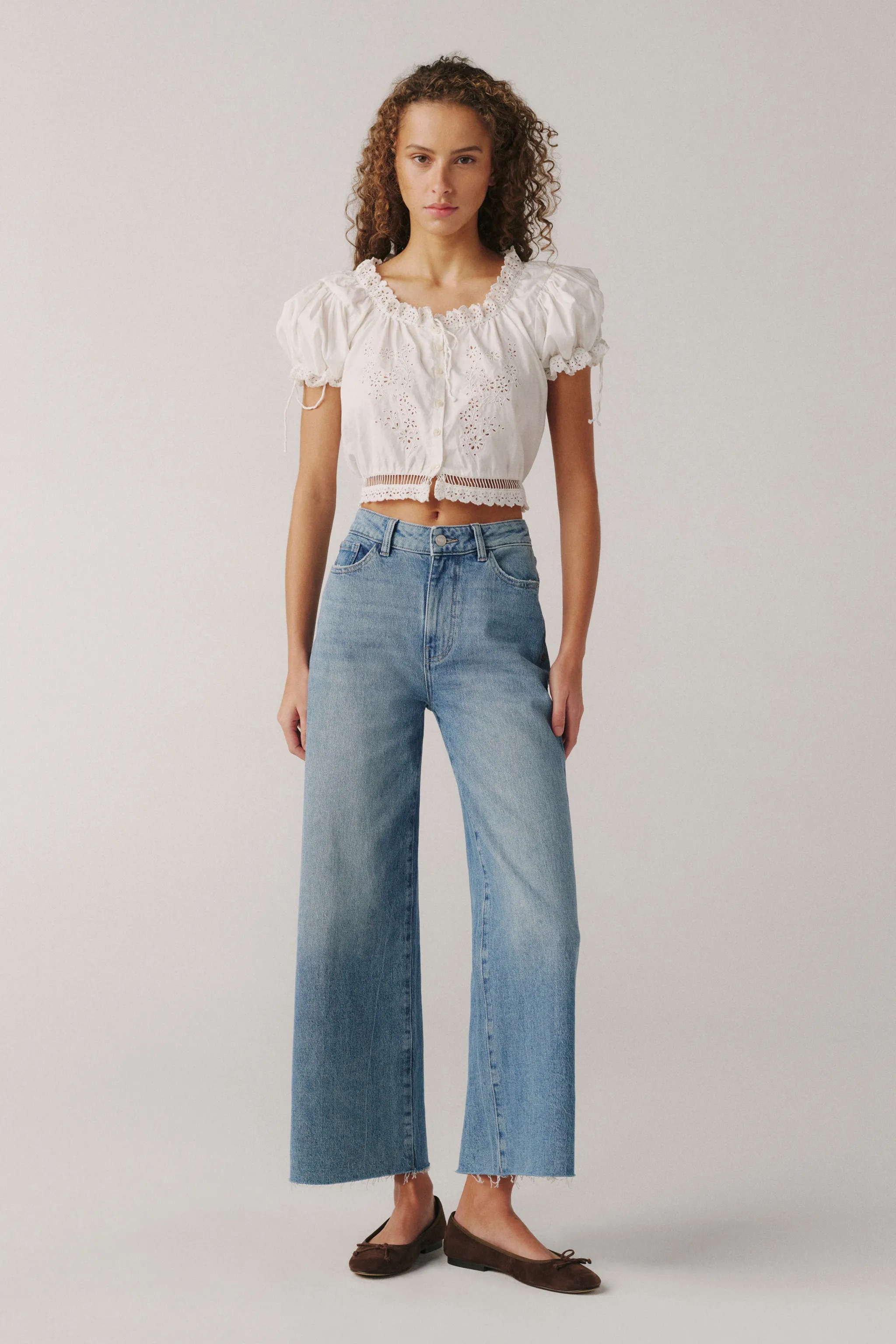 NCE - WIDE LEG JEANS | SUNDOWN sold by Warp + Weft