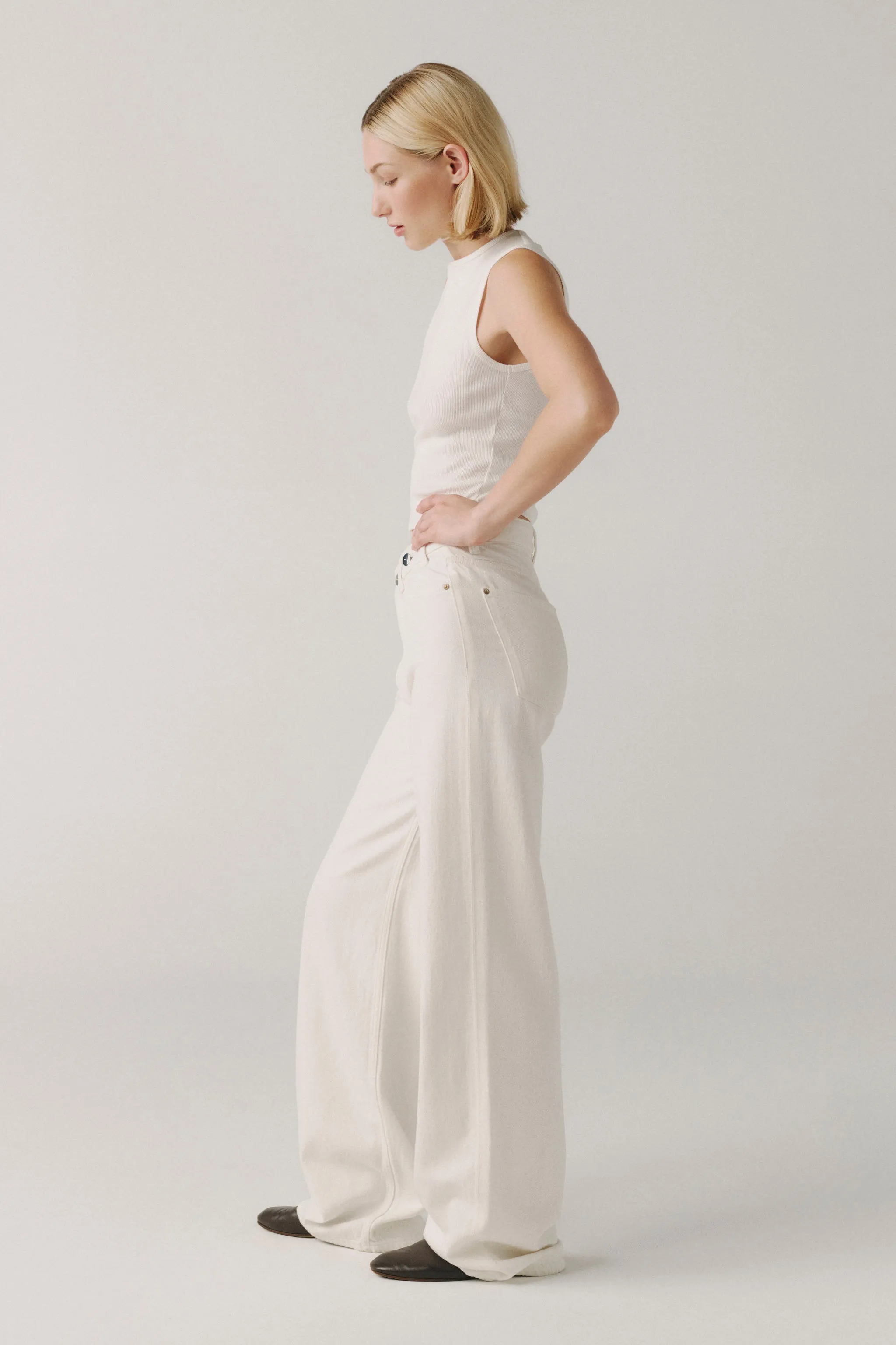 NCE - WIDE LEG JEANS | TWISTED OPTIC sold by Warp + Weft product image thumbnail 3