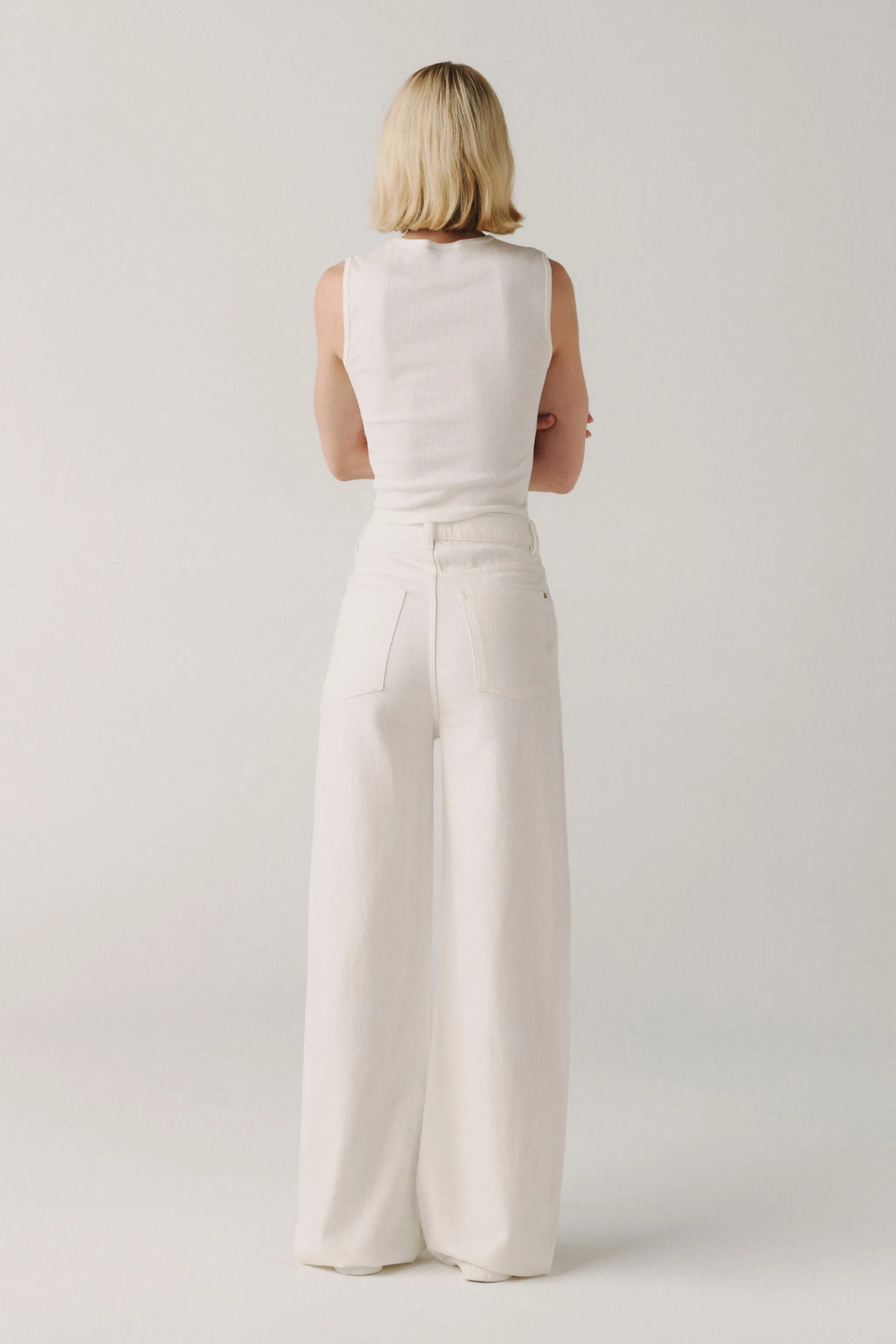 NCE - WIDE LEG JEANS | TWISTED OPTIC sold by Warp + Weft product image thumbnail 4