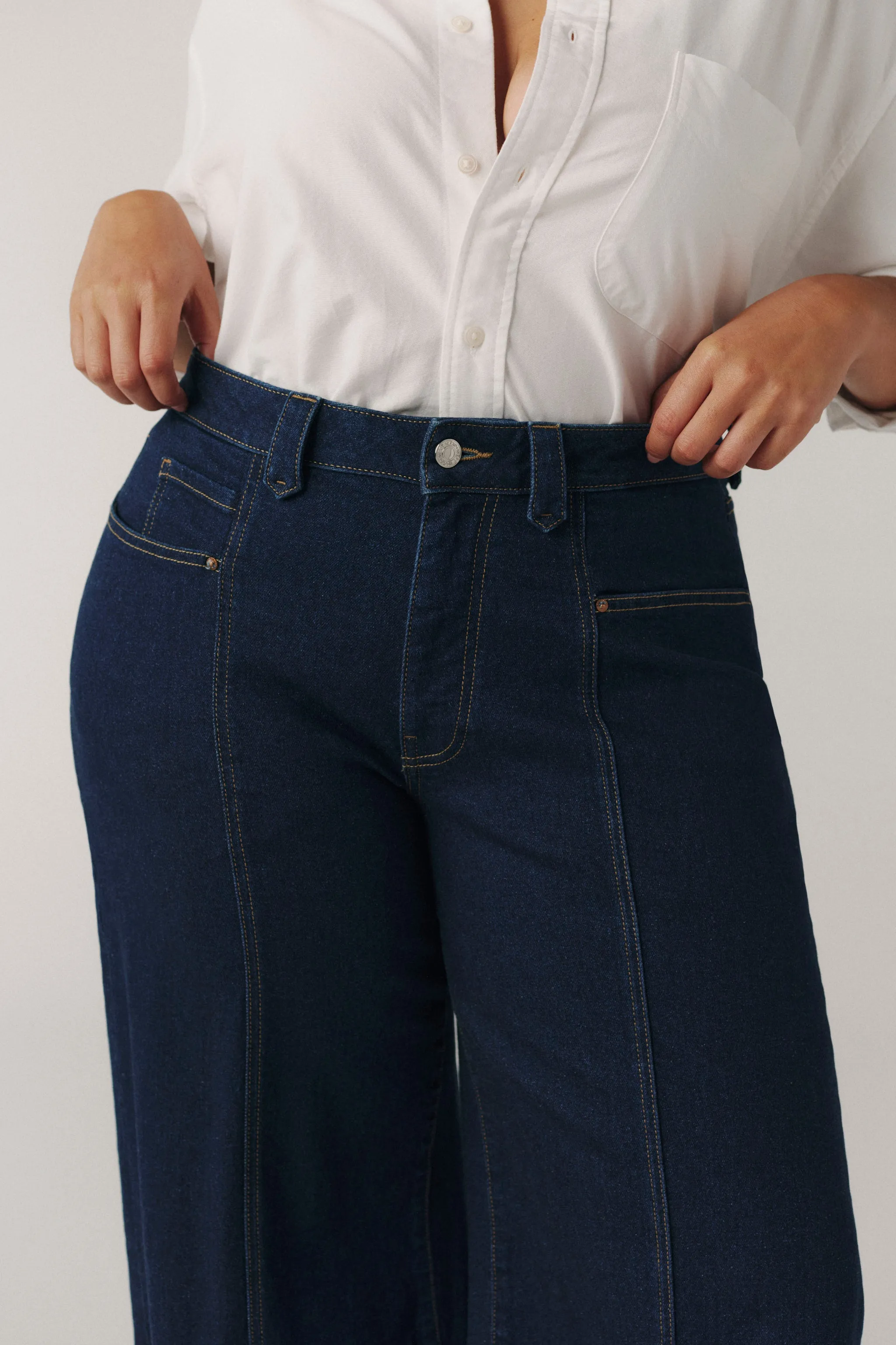 NCE PLUS - WIDE LEG JEANS | NIGHT LIFE sold by Warp + Weft product image thumbnail 4