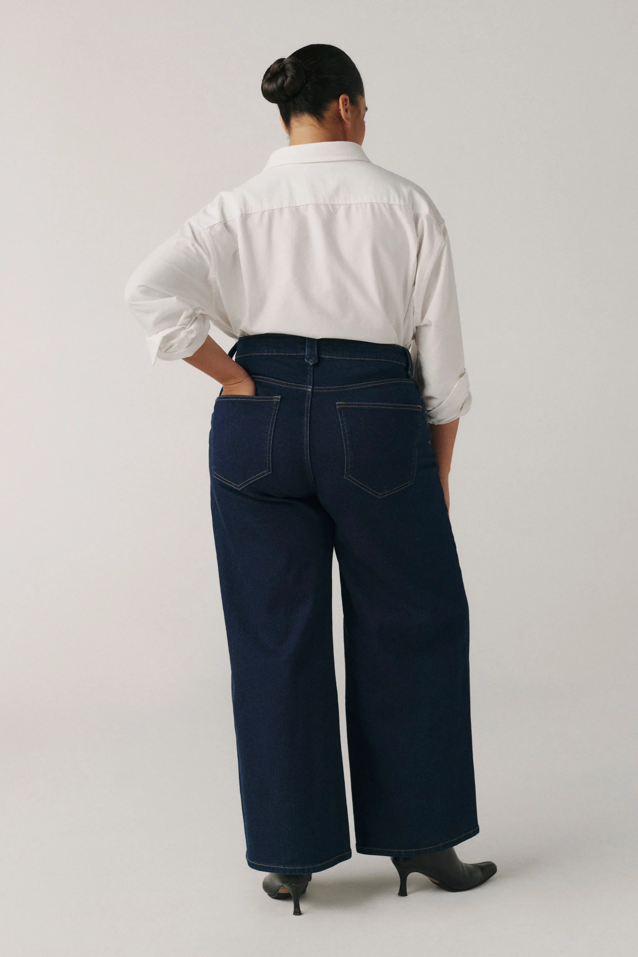 NCE PLUS - WIDE LEG JEANS | NIGHT LIFE sold by Warp + Weft product image thumbnail 3