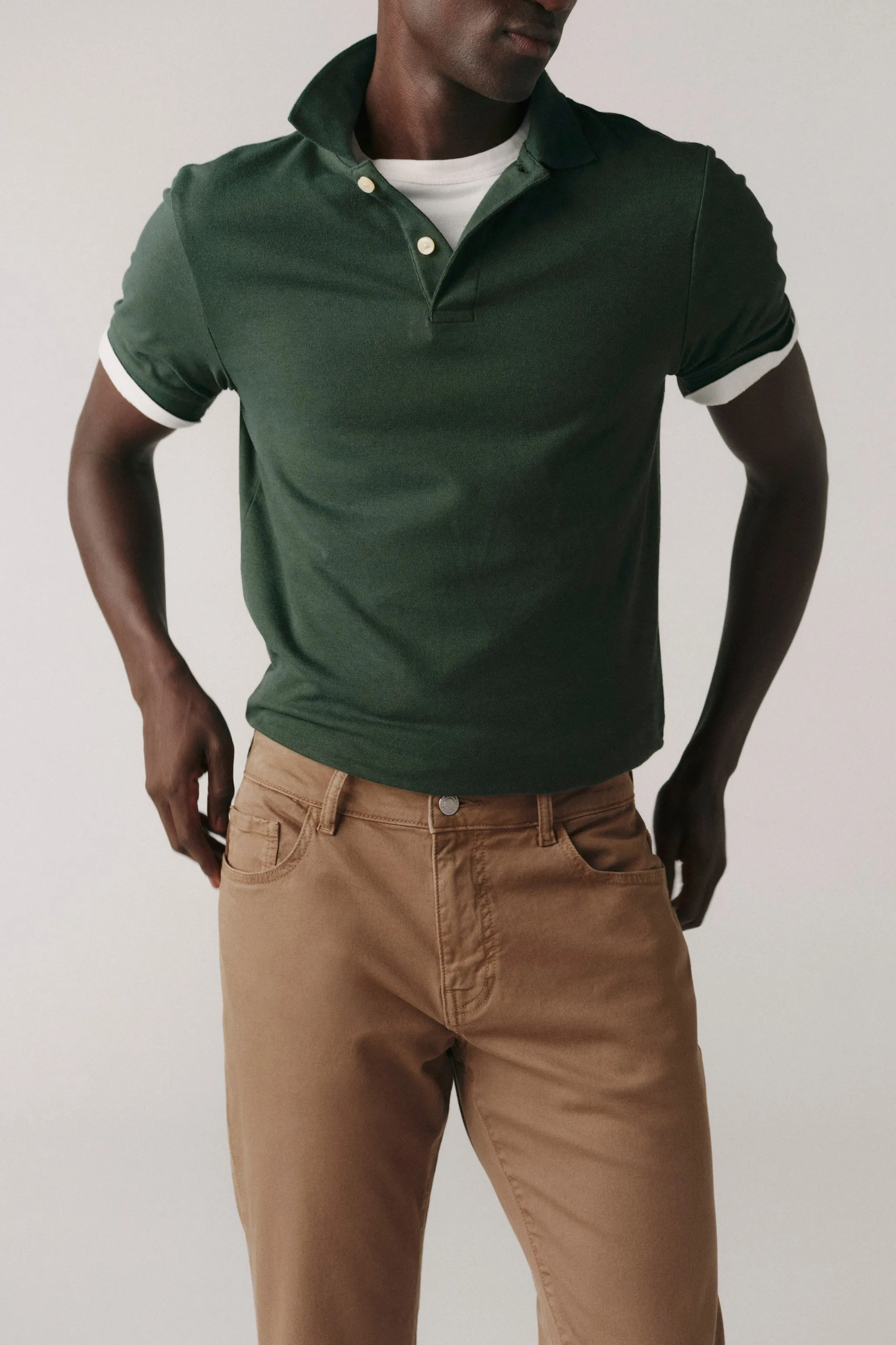 AMS - SLIM JEANS | TEAK sold by Warp + Weft product image thumbnail 4