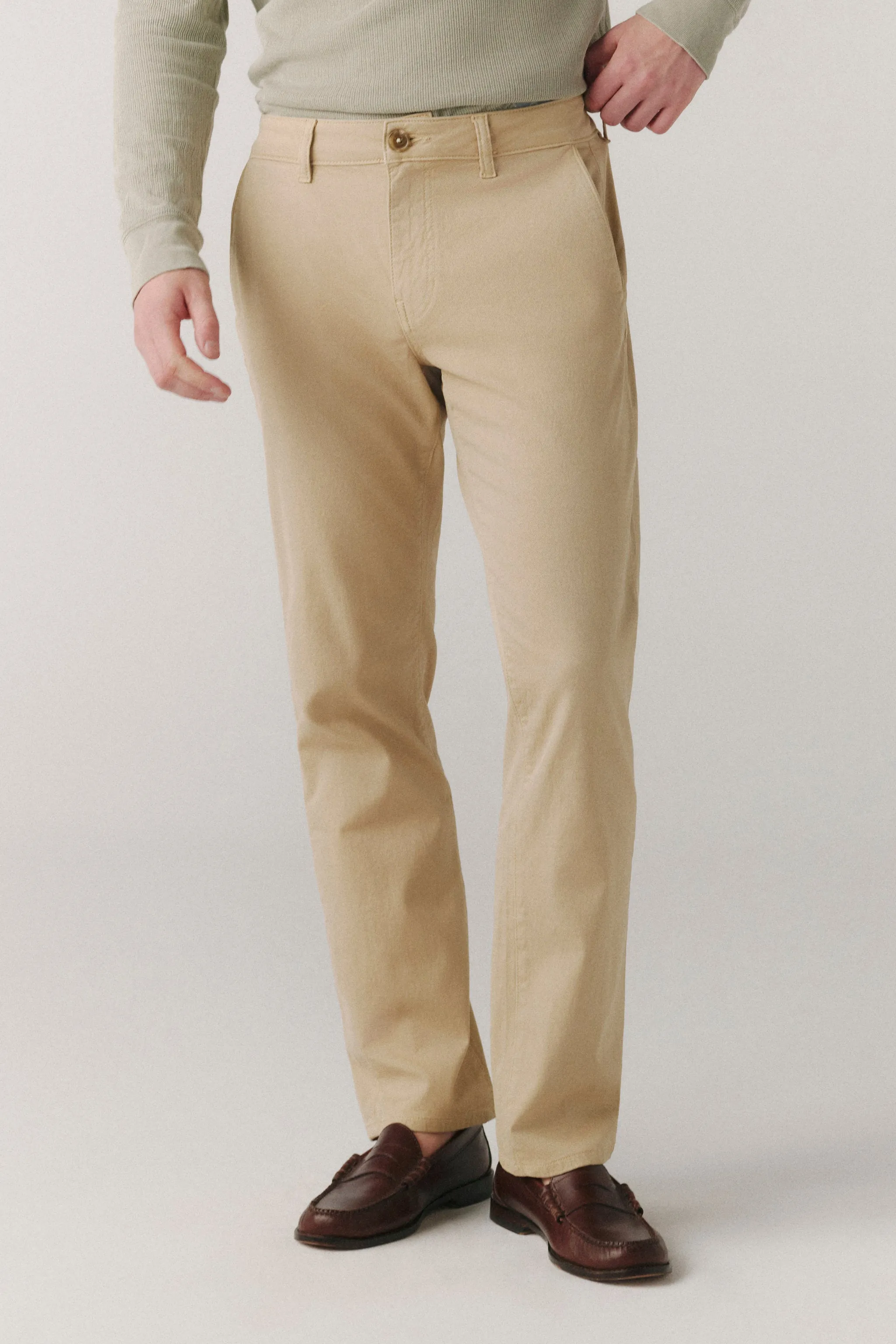 ORD - TWILL TROUSER | WEATHERED OAK sold by Warp + Weft product image thumbnail 5