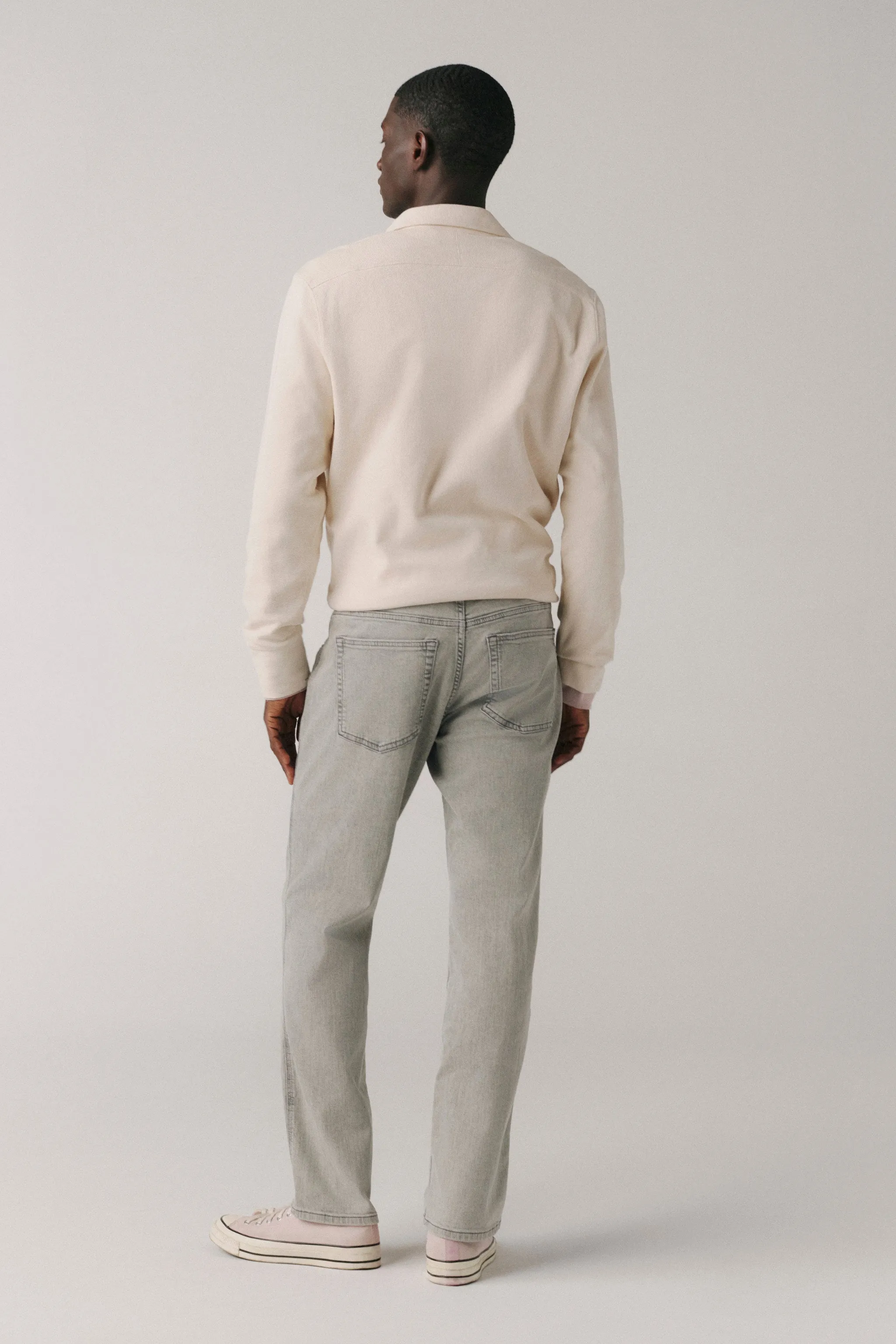 ORD - STRAIGHT JEANS | LIGHT STORM CLOUD sold by Warp + Weft product image thumbnail 3