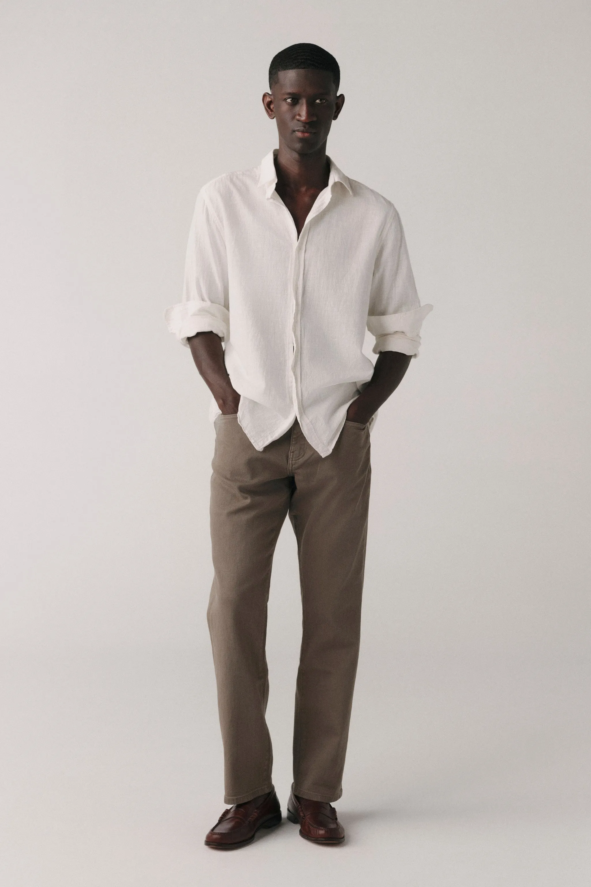 ORD - STRAIGHT JEANS | ASH BROWN sold by Warp + Weft