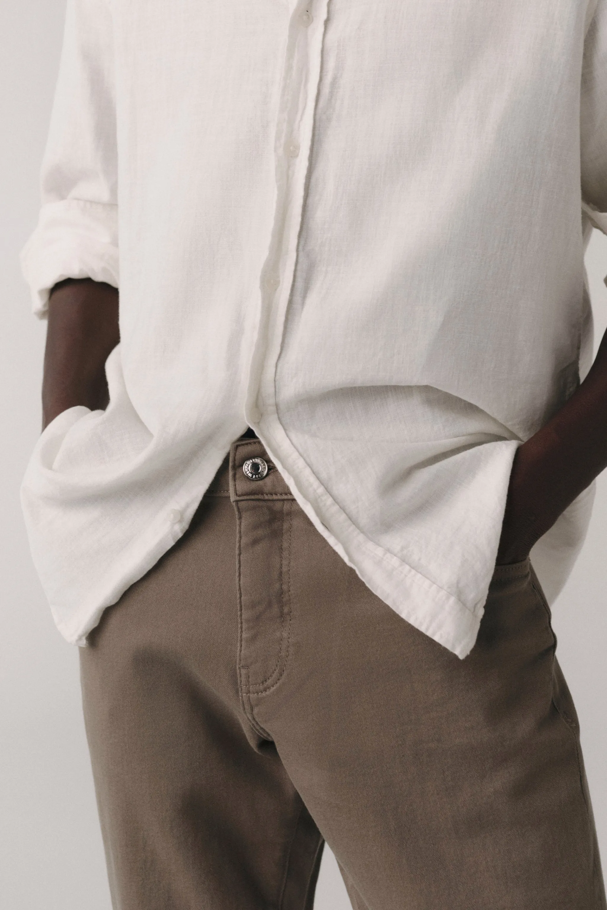 ORD - STRAIGHT JEANS | ASH BROWN sold by Warp + Weft product image thumbnail 5