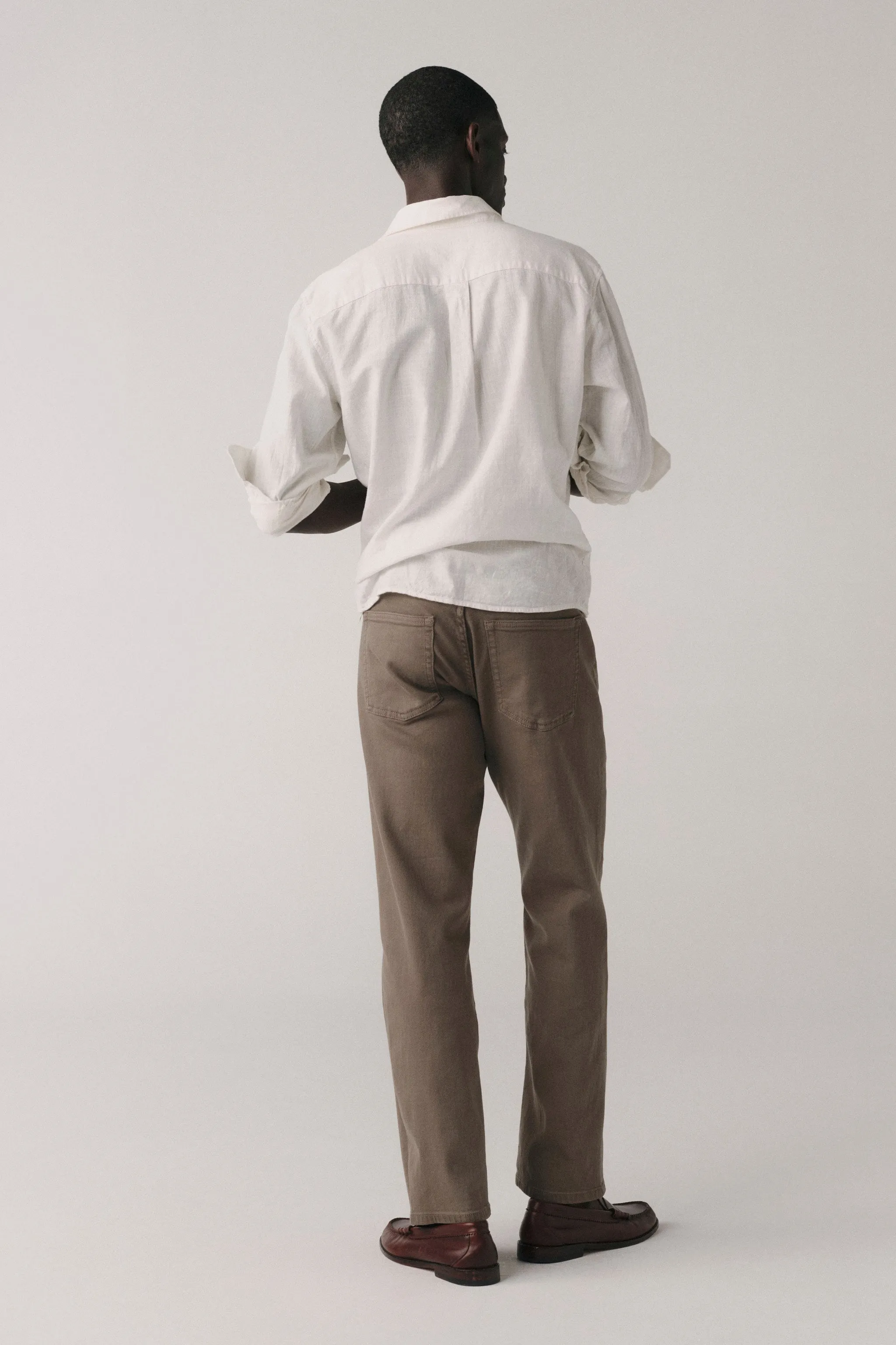 ORD - STRAIGHT JEANS | ASH BROWN sold by Warp + Weft product image thumbnail 3