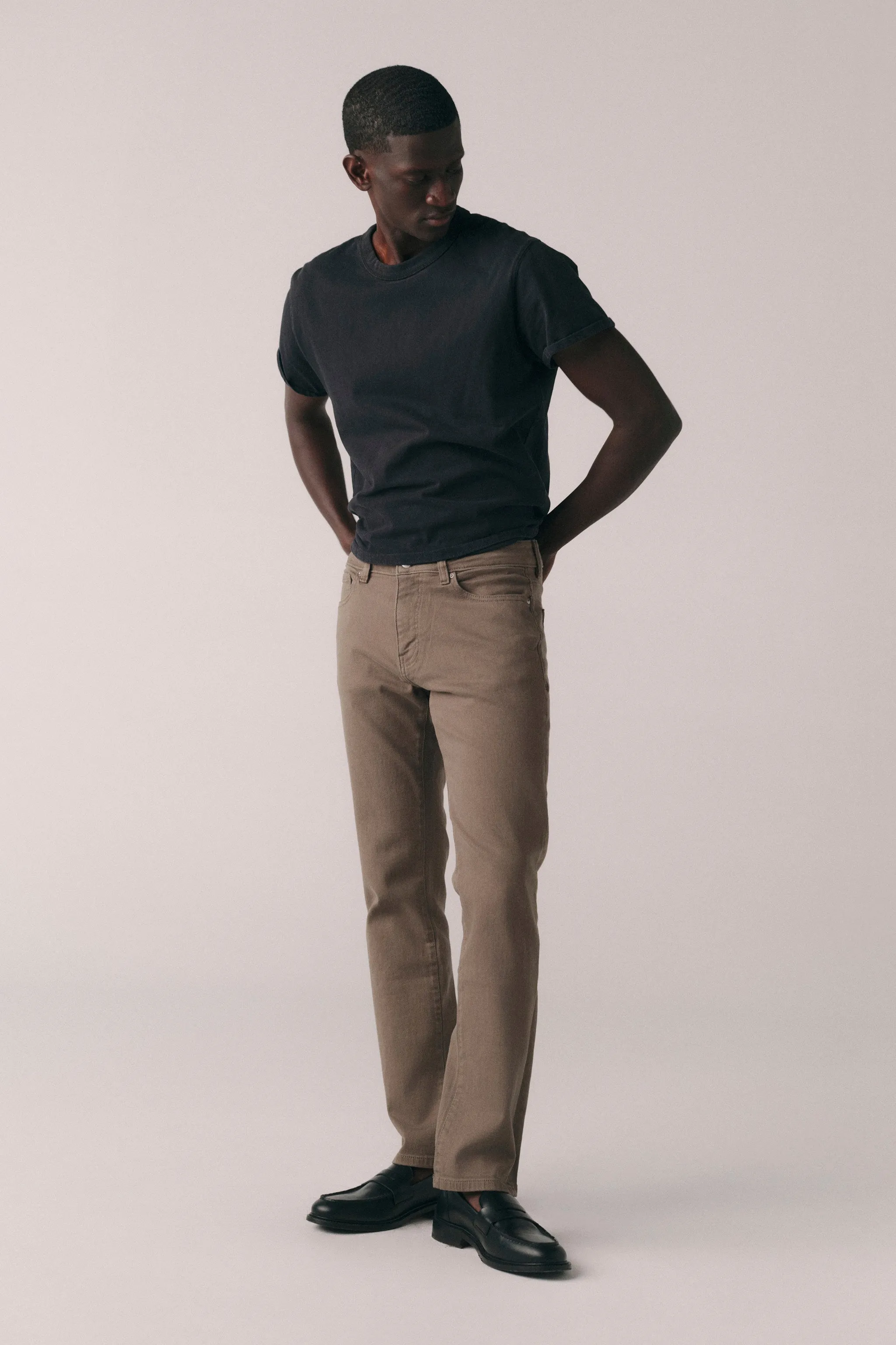 AMS - SLIM JEANS | ASH BROWN sold by Warp + Weft