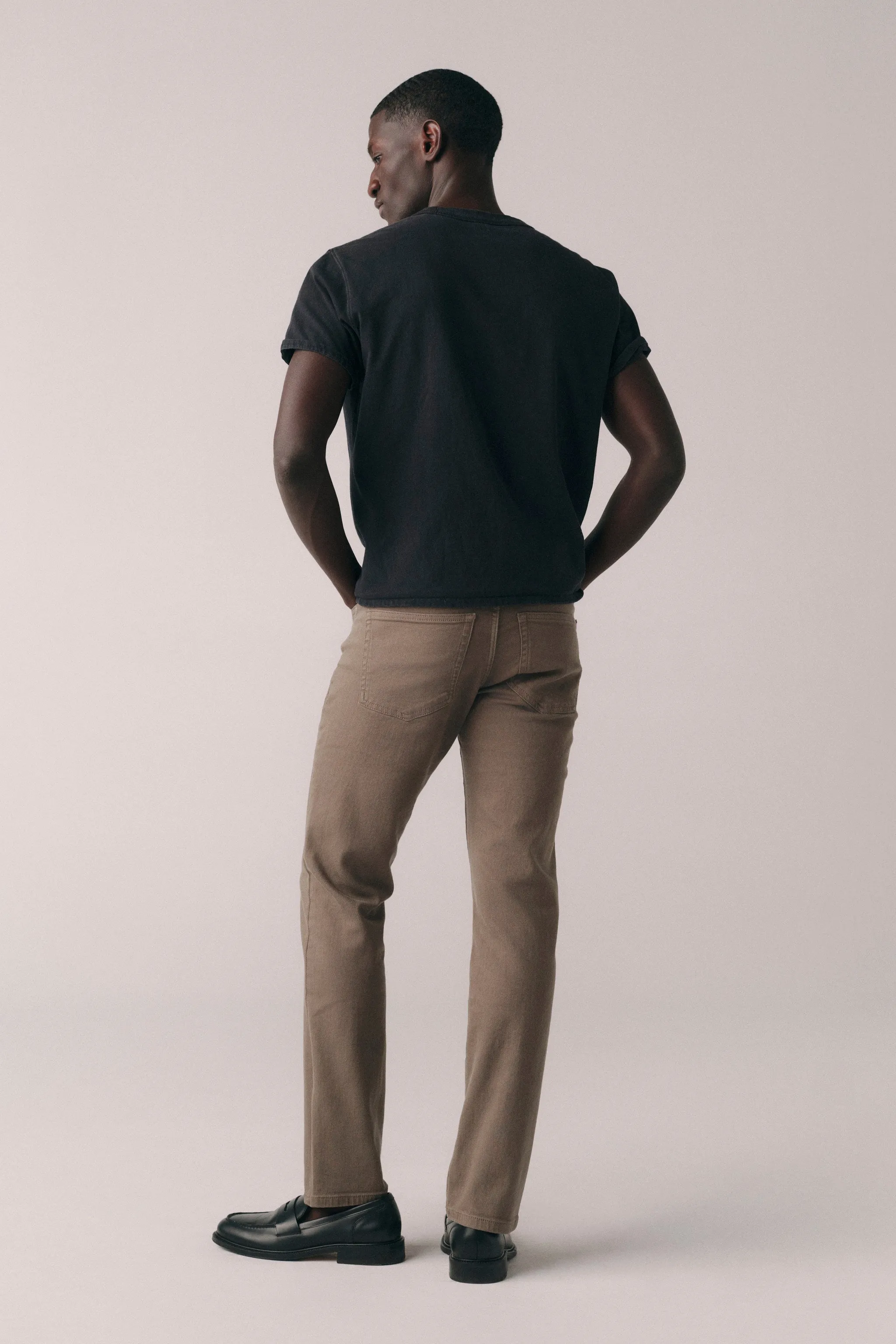AMS - SLIM JEANS | ASH BROWN sold by Warp + Weft product image thumbnail 3