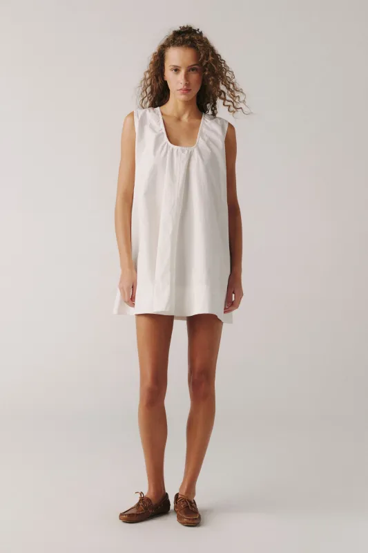 MEADOWLINE - POPLIN DRESS | OPTIC made by Warp + Weft