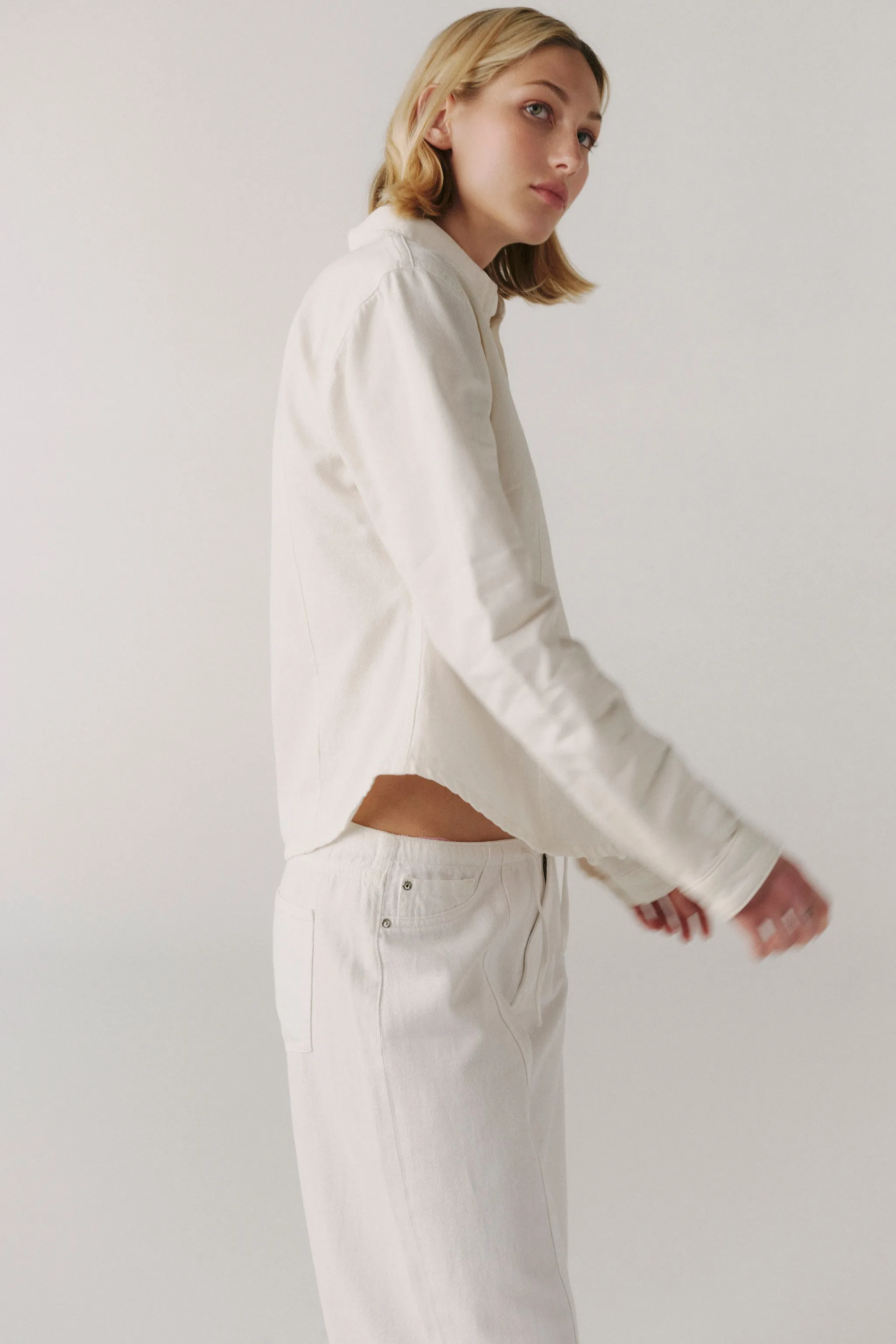 PMI - WESTERN DENIM SHIRT | OPTIC sold by Warp + Weft product image thumbnail 5