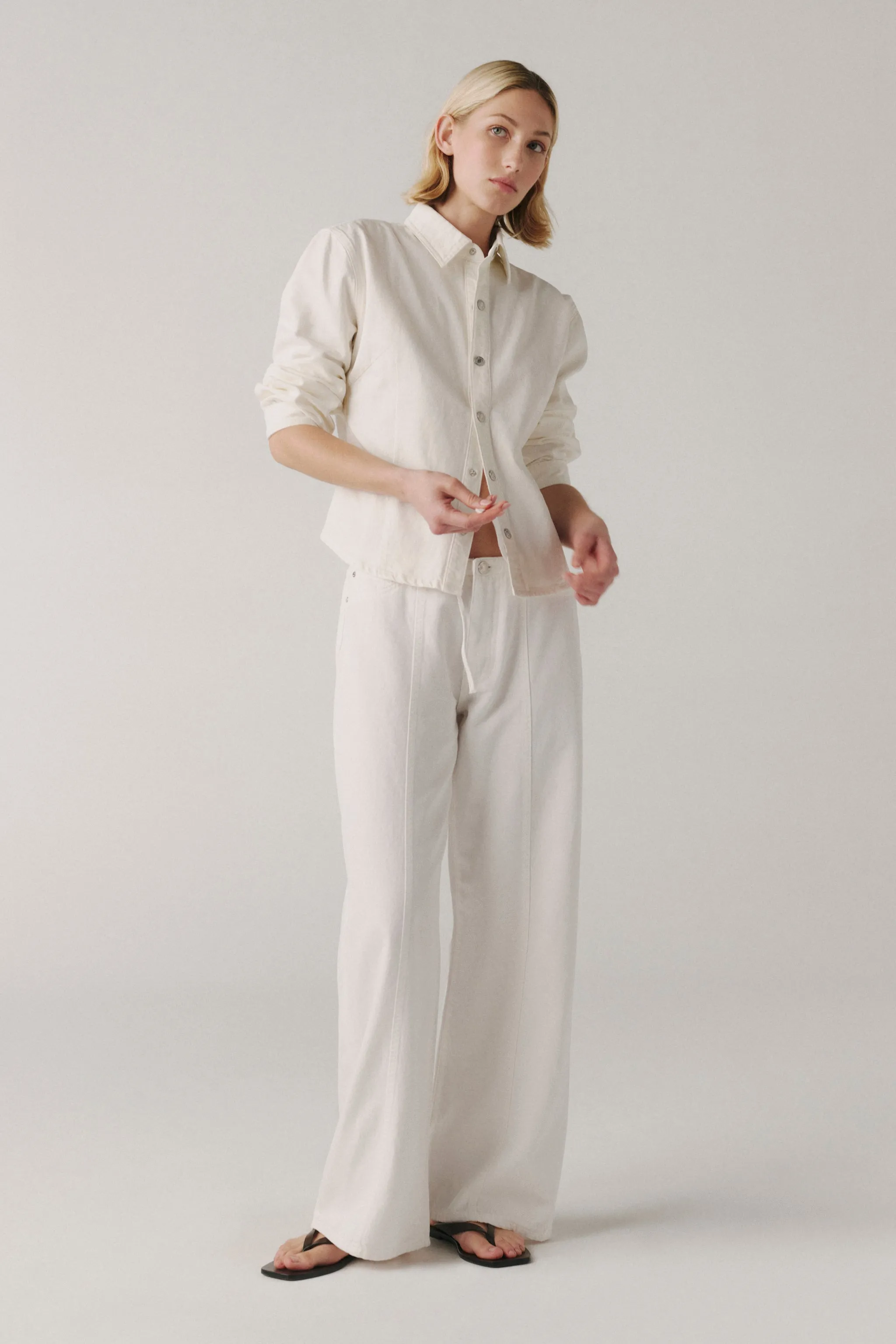 PMI - WESTERN DENIM SHIRT | OPTIC sold by Warp + Weft product image thumbnail 2