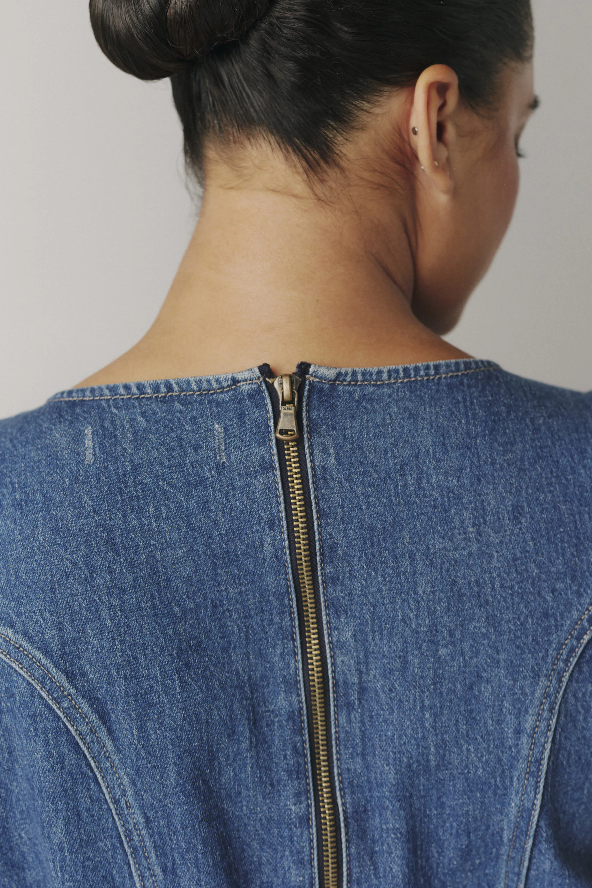 LGA PLUS - DENIM SHIRT | AUTHENTIC BLUES sold by Warp + Weft product image thumbnail 5