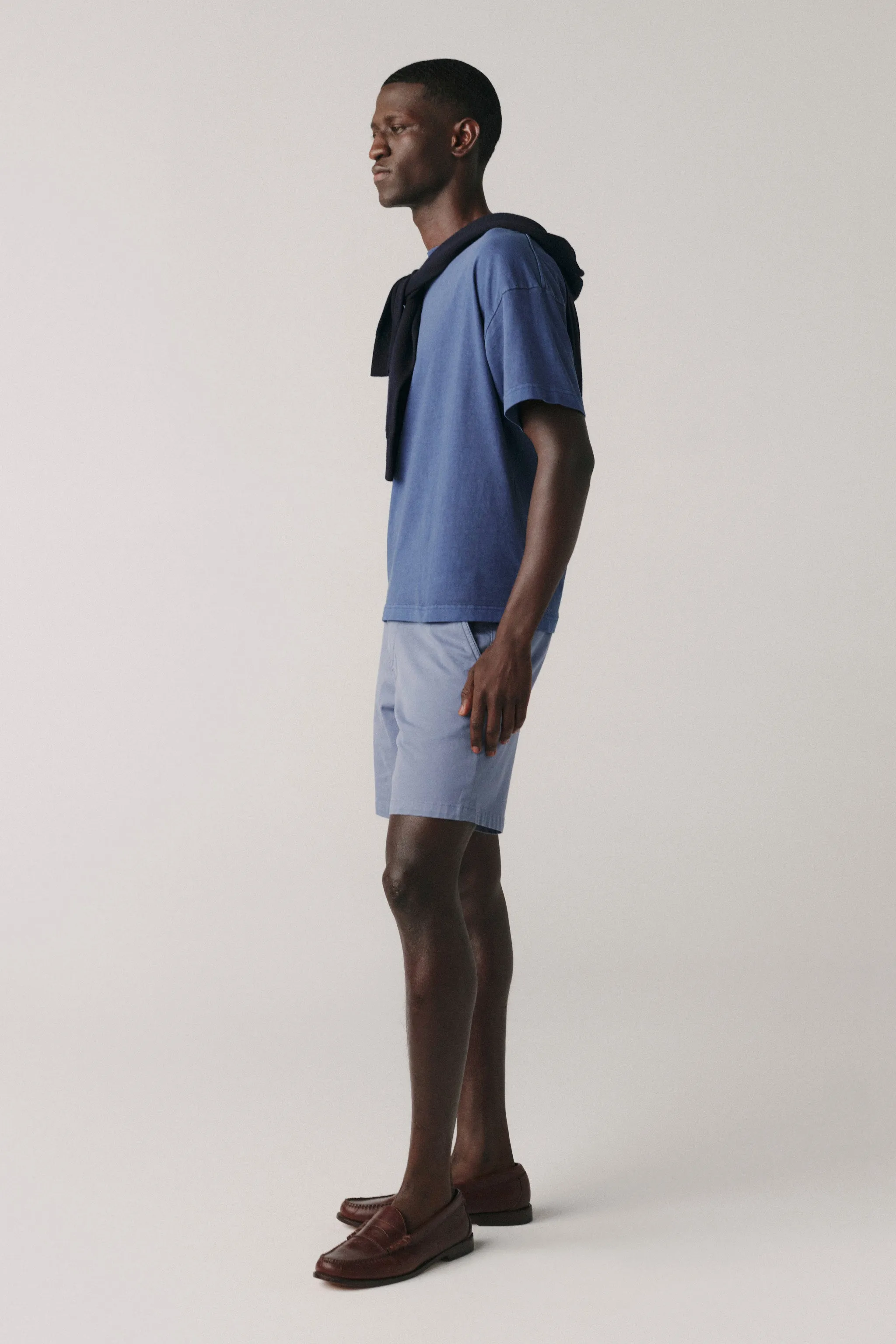 ACT - CHINO SHORT | FRENCH BLUE sold by Warp + Weft product image thumbnail 2