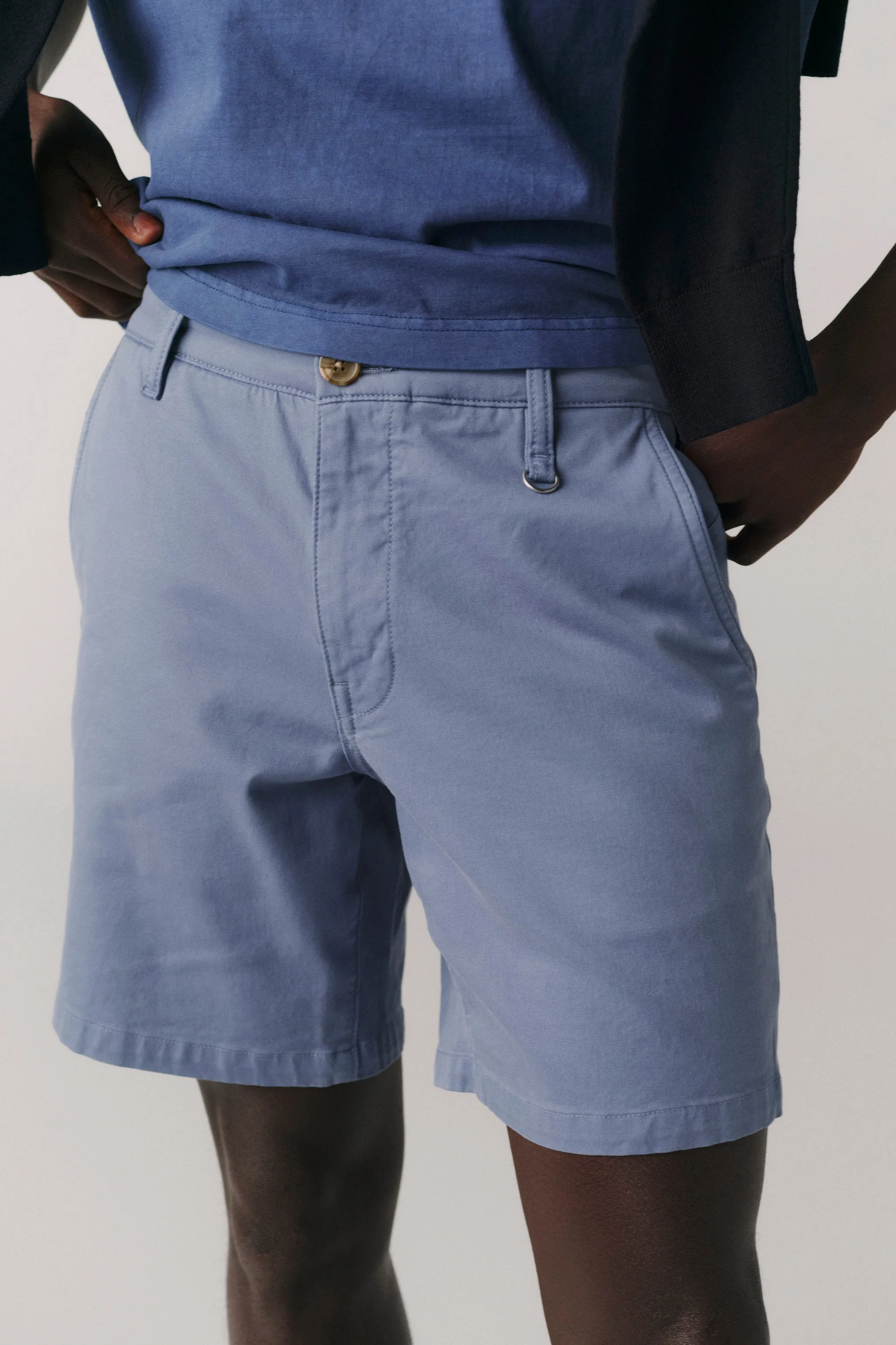ACT - CHINO SHORT | FRENCH BLUE sold by Warp + Weft product image thumbnail 5