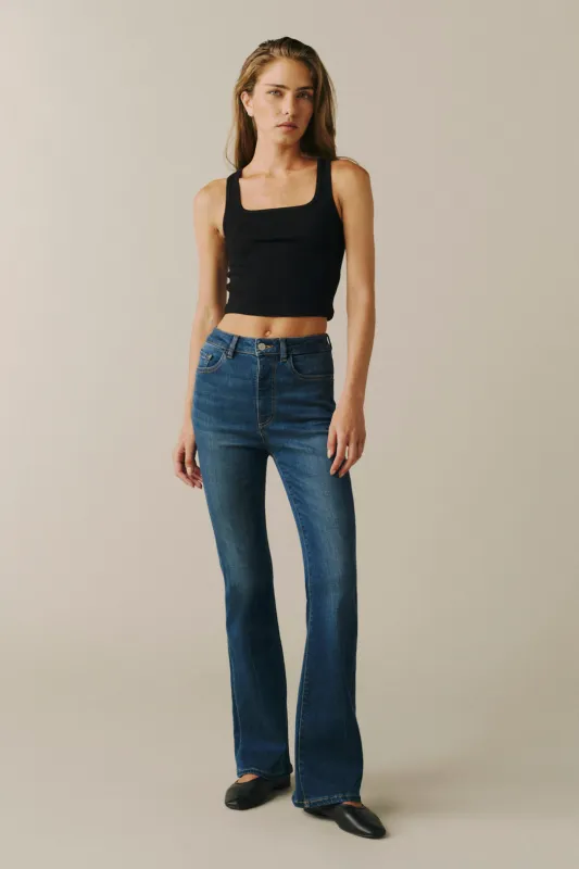THE AUSTIN - STRETCH BOOTCUT JEANS | BREAK THE ICE made by Warp + Weft