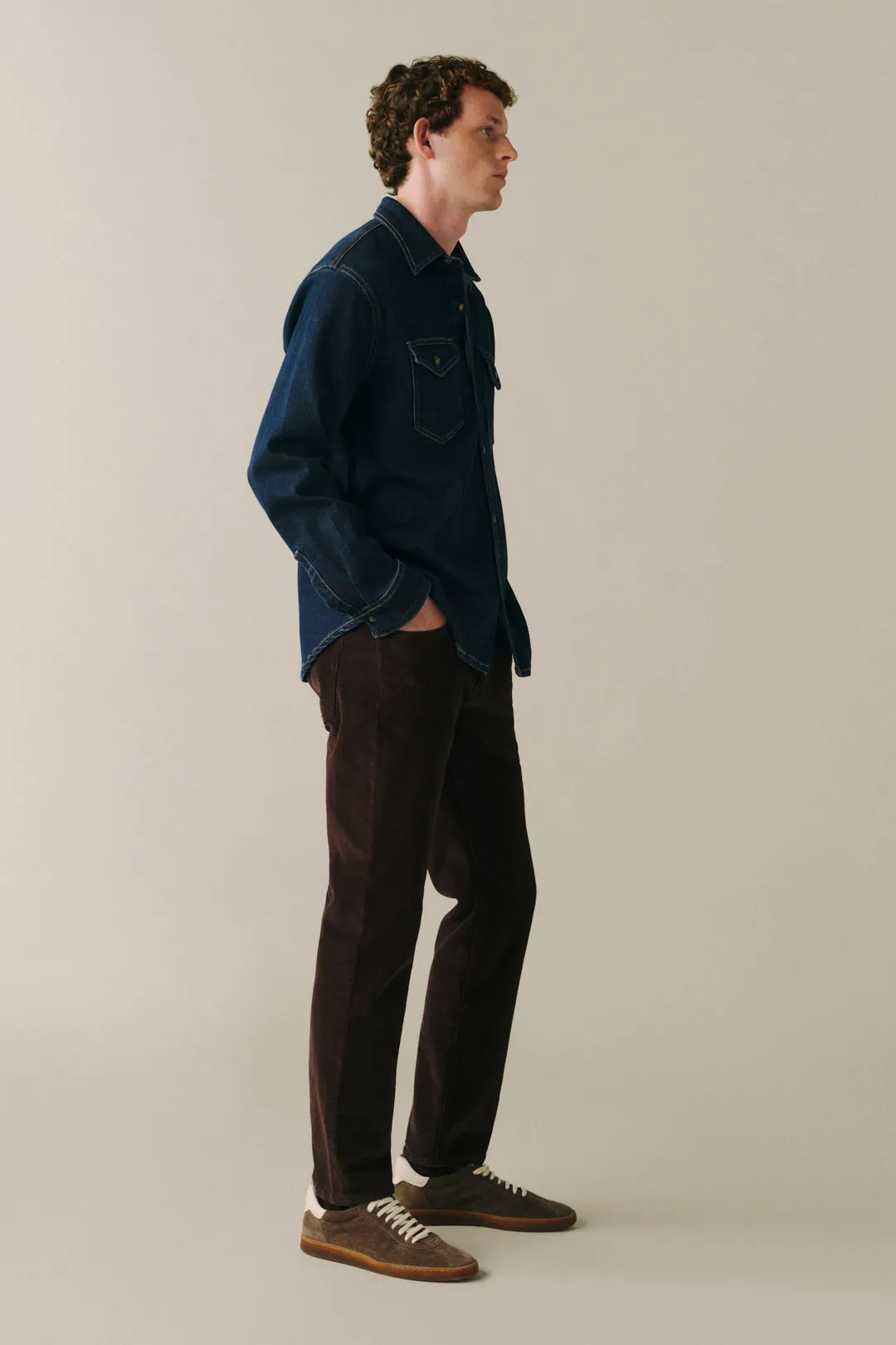 DET - DENIM SHIRT | AFTER DARK sold by Warp + Weft product image thumbnail 4