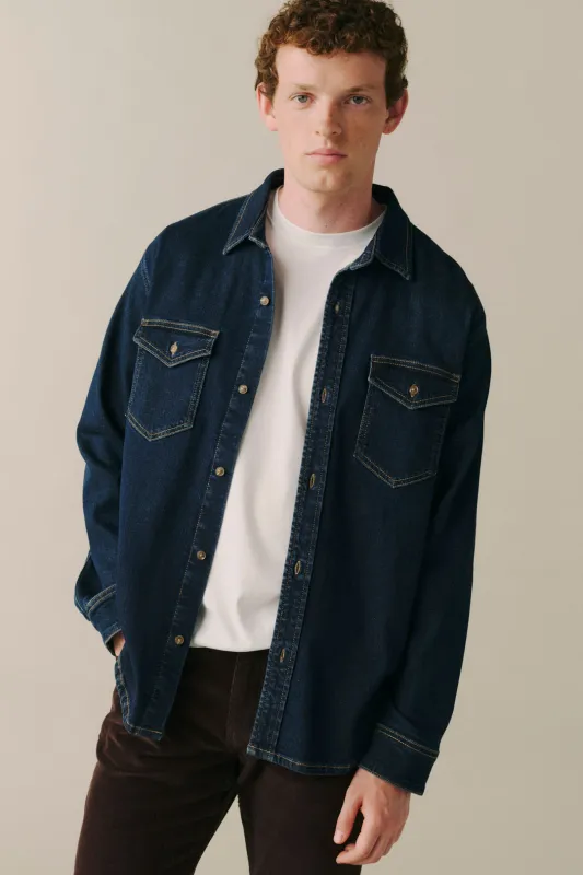 DET - DENIM SHIRT | AFTER DARK made by Warp + Weft
